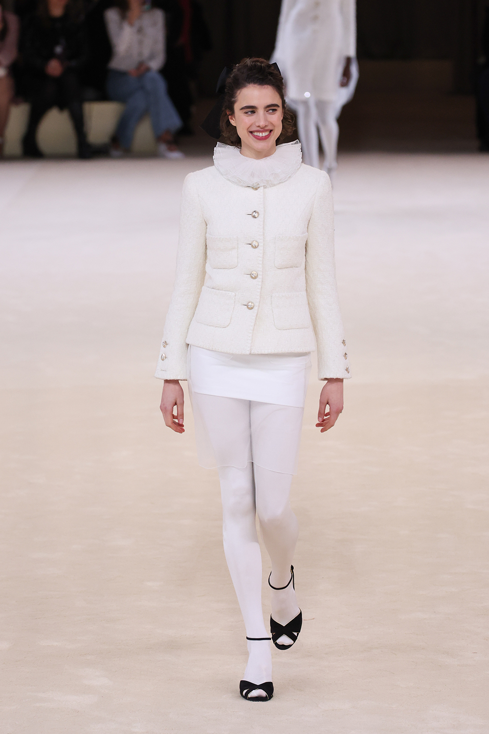 Actress Margaret Qualley walks the runway during the Chanel haute couture spring/summer 2024 show as part of Paris Fashion Week. Photo / Getty Images