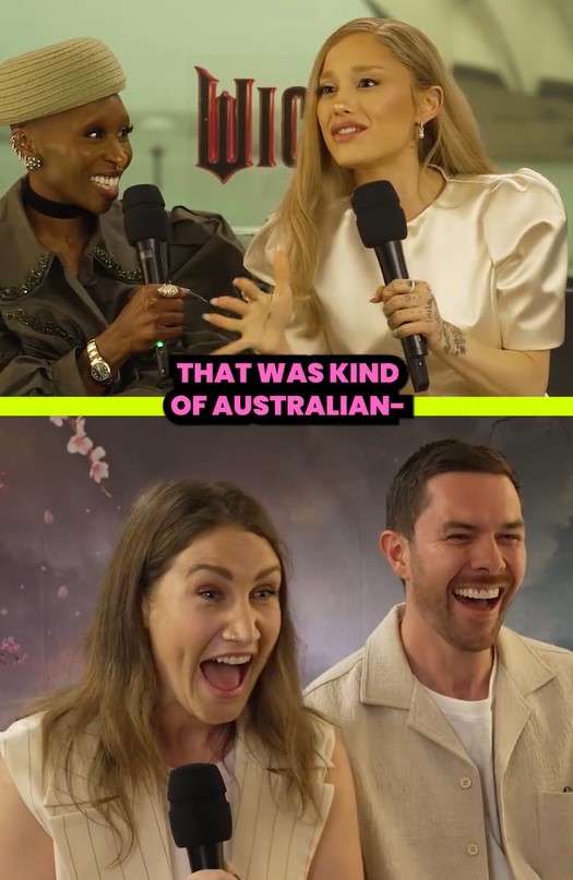 American singing and acting sensation Ariana Grande has given her attempt at a New Zealand accent during an interview with ZM’s Bree and Clint following the premiere of the movie Wicked.
