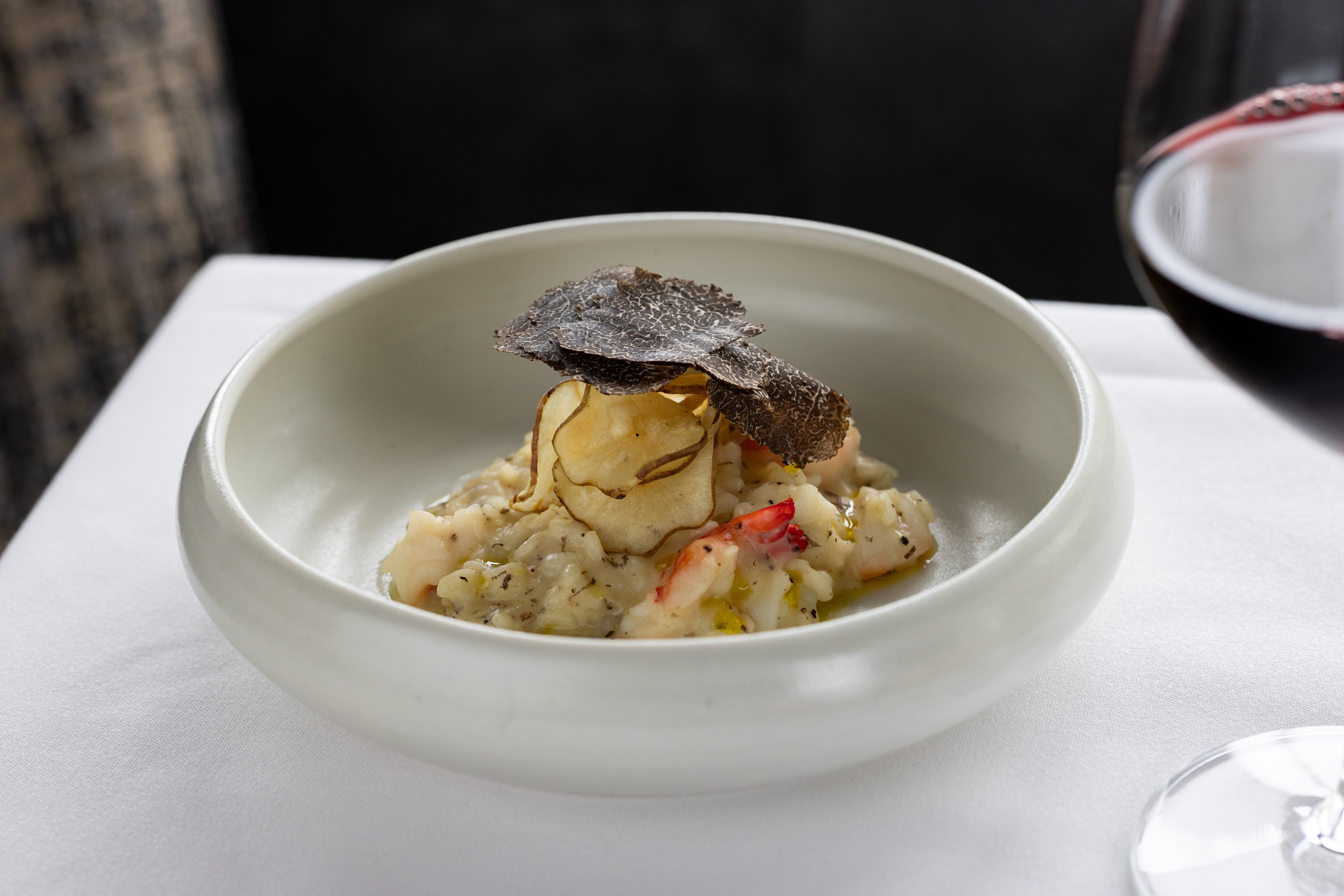 The black truffle risotto. Photo / Babiche Martens