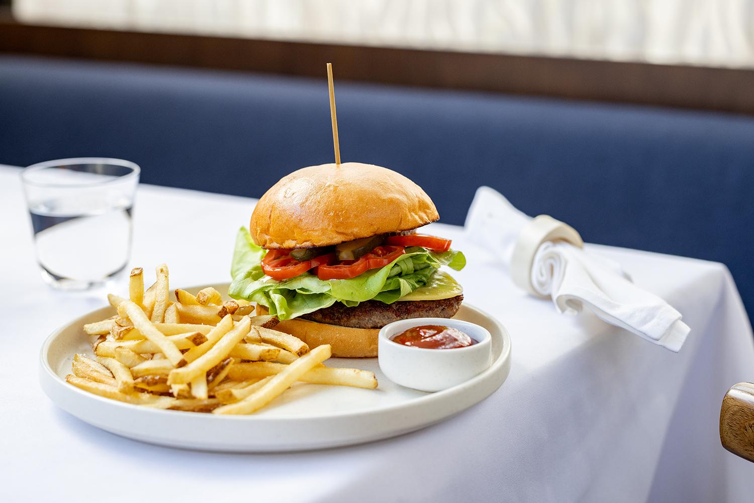 The Manzo cheeseburger. Photo / Babiche Martens