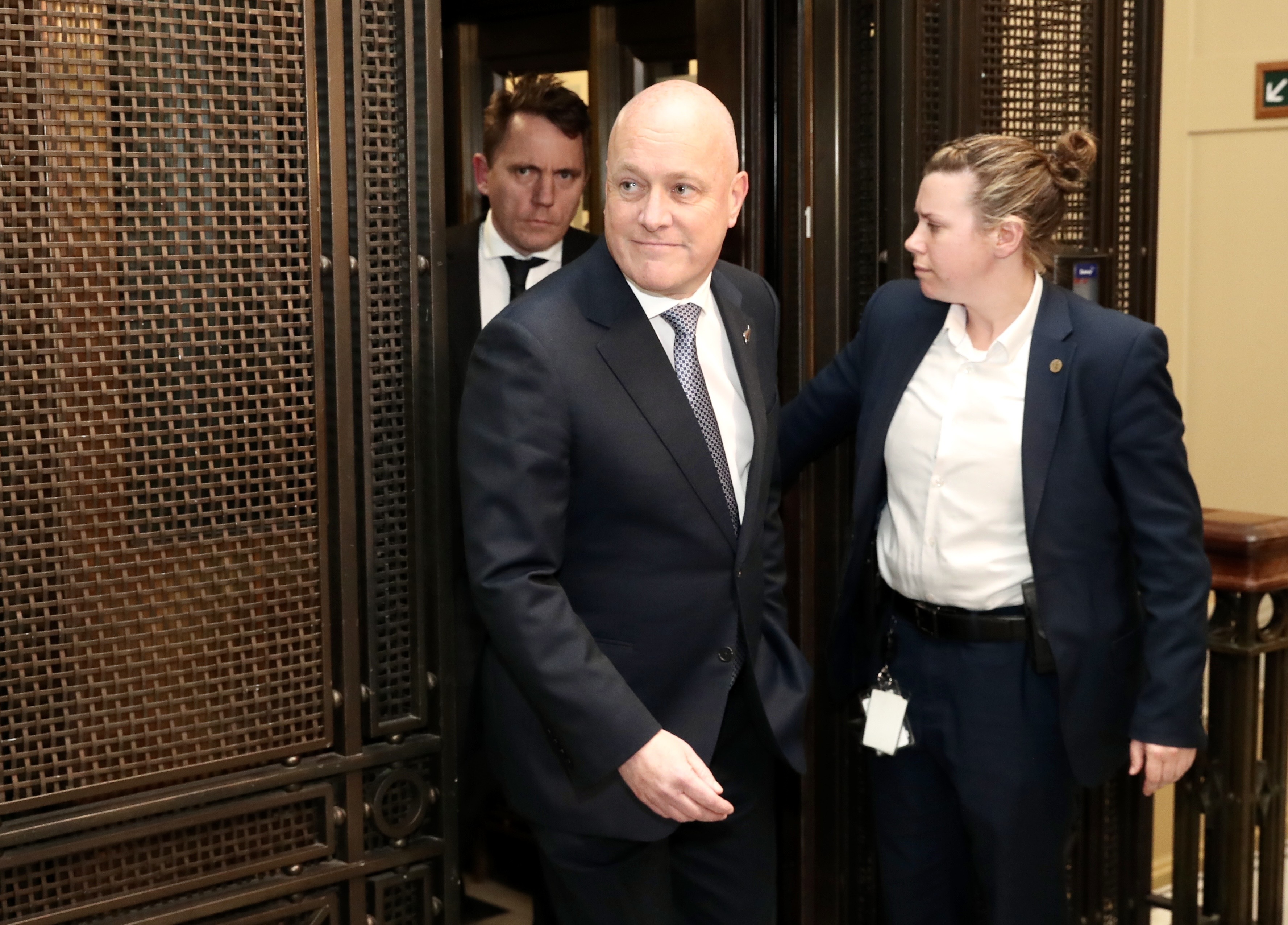 PM elect Christopher Luxon fronts the media following the conclusion of coalition negotiations. Photo / Mark Mitchell