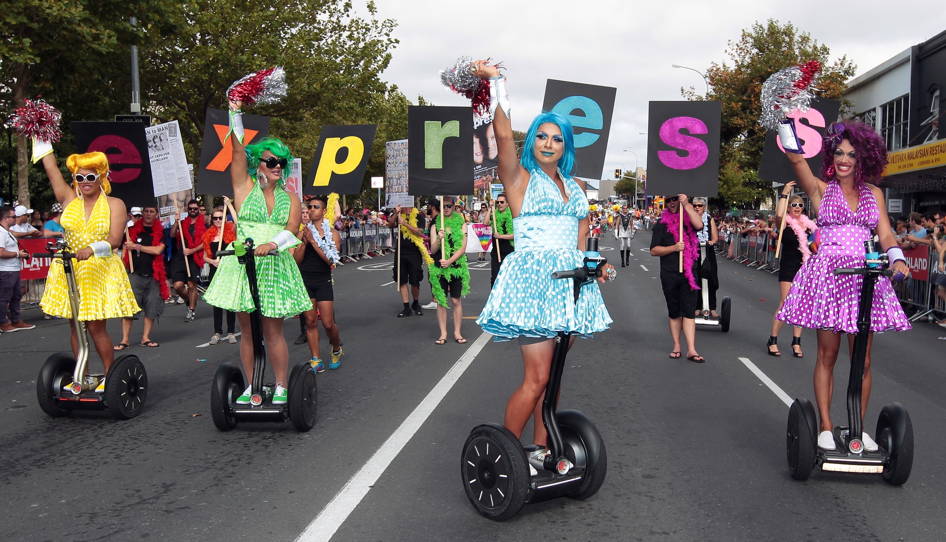 Auckland's Pride Festival is now an event enjoyed by the whole community. Photo / Doug Sherring