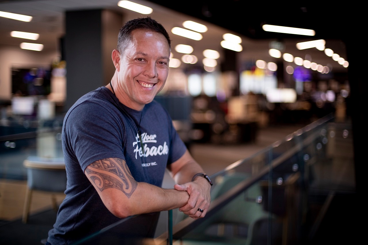 AskNicely founder Aaron Ward says his startup is recreating the star charts you remember from primary school. Photo / Dean Purcell