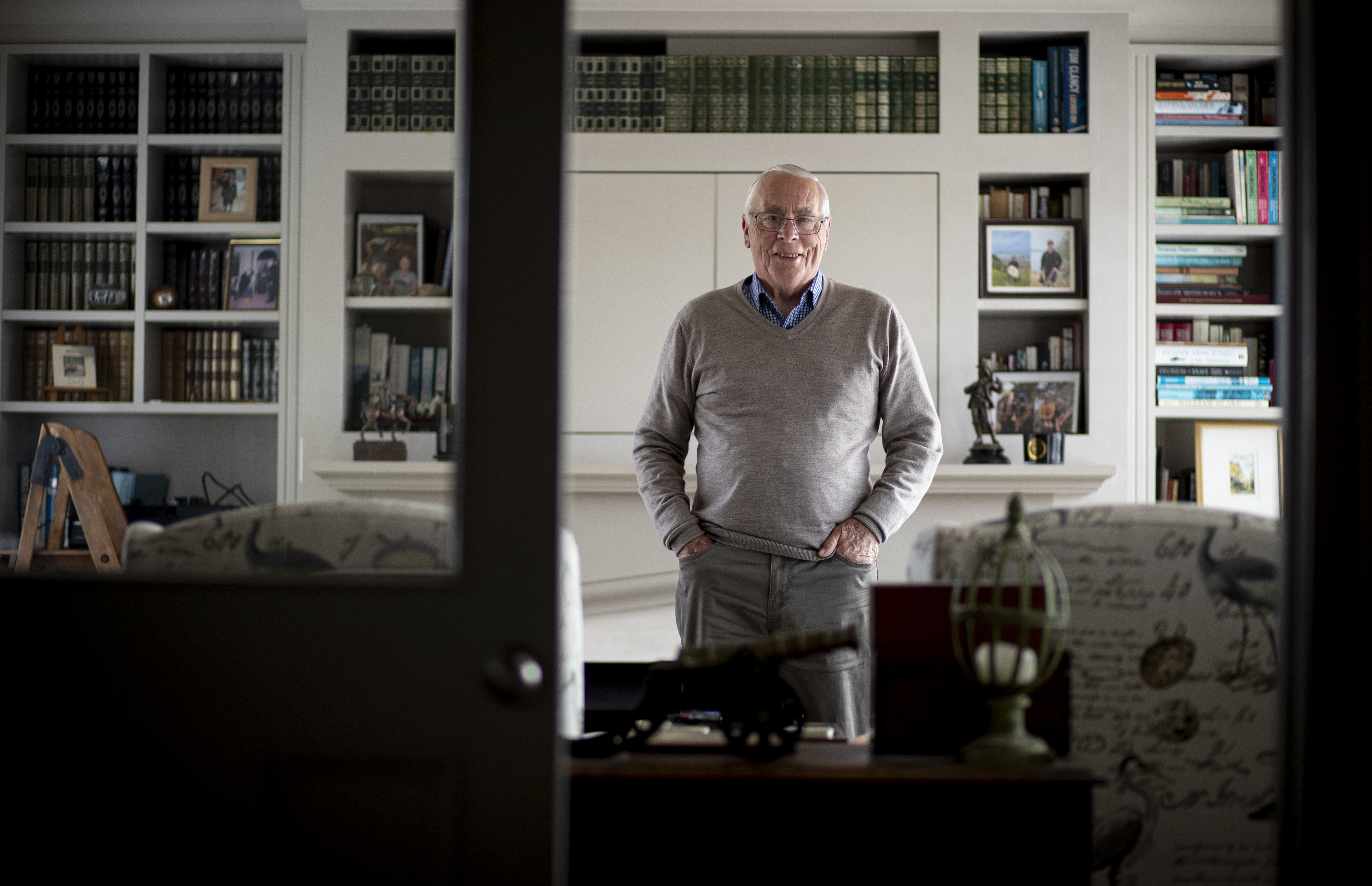 Sir Douglas Graham at his home in Remuera. Photo / Dean Purcell