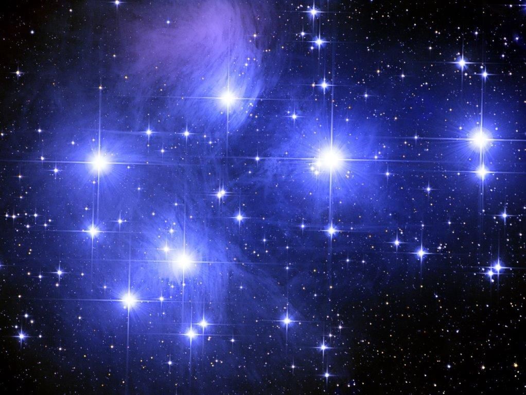 There are about 500 stars in the Matariki cluster but only six or seven can be seen without a telescope. Photo / Supplied