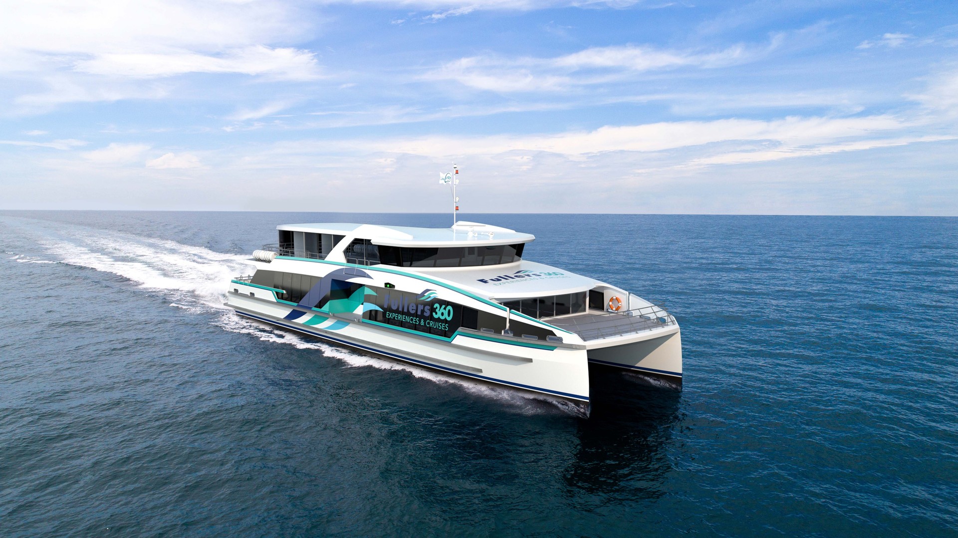 The 34.5-metre vessel will be completed by 2025. Photo / Supplied