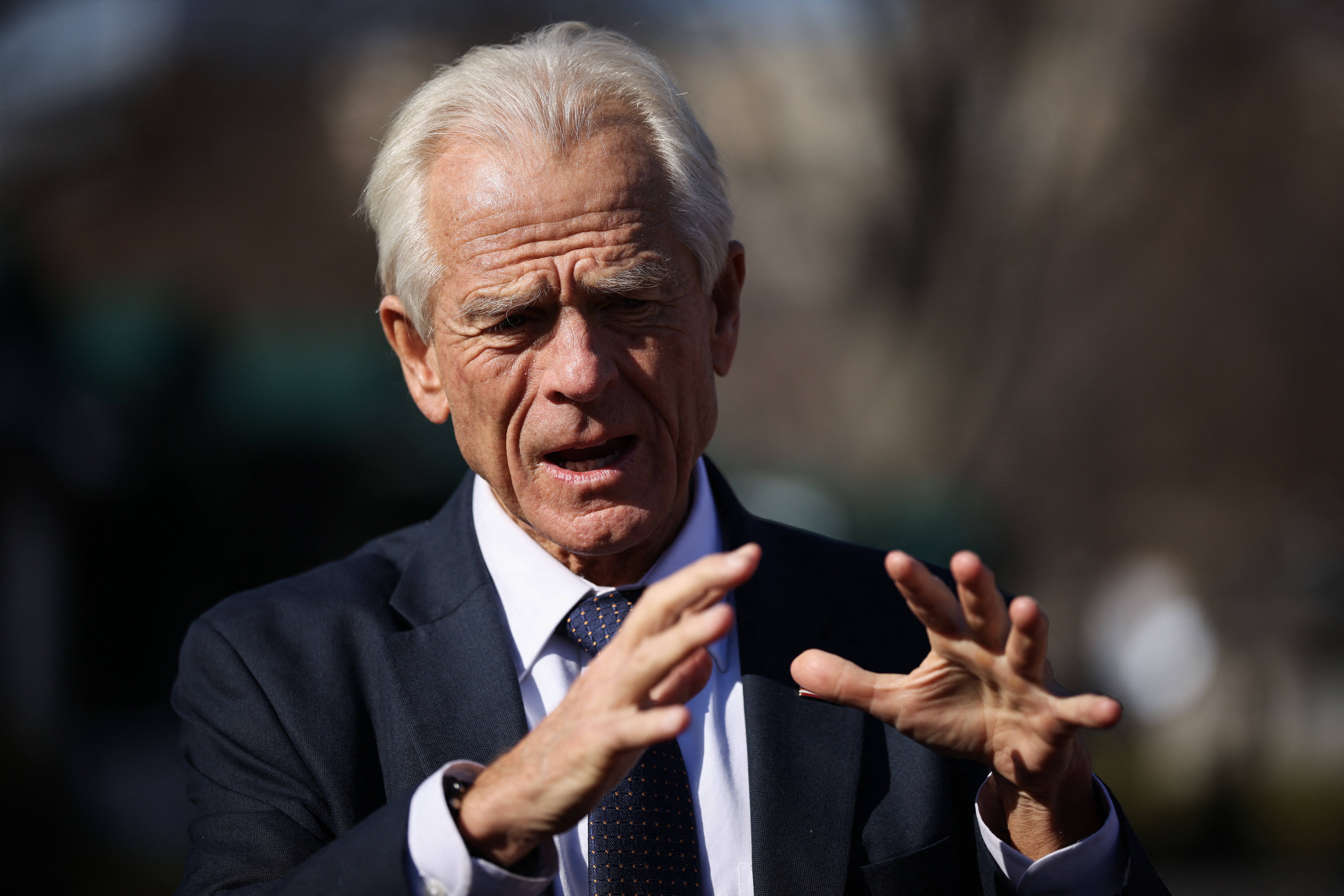 Peter Navarro is in a war of words with Elon Musk. Photo / Getty Images 