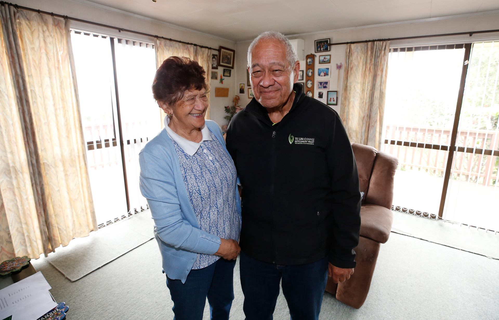 Rex Nathan, a Methodist minister and Te Uri o Hau kaumātua, at home in Dargaville with wife Ihapera. Photo / Michael Cunningham