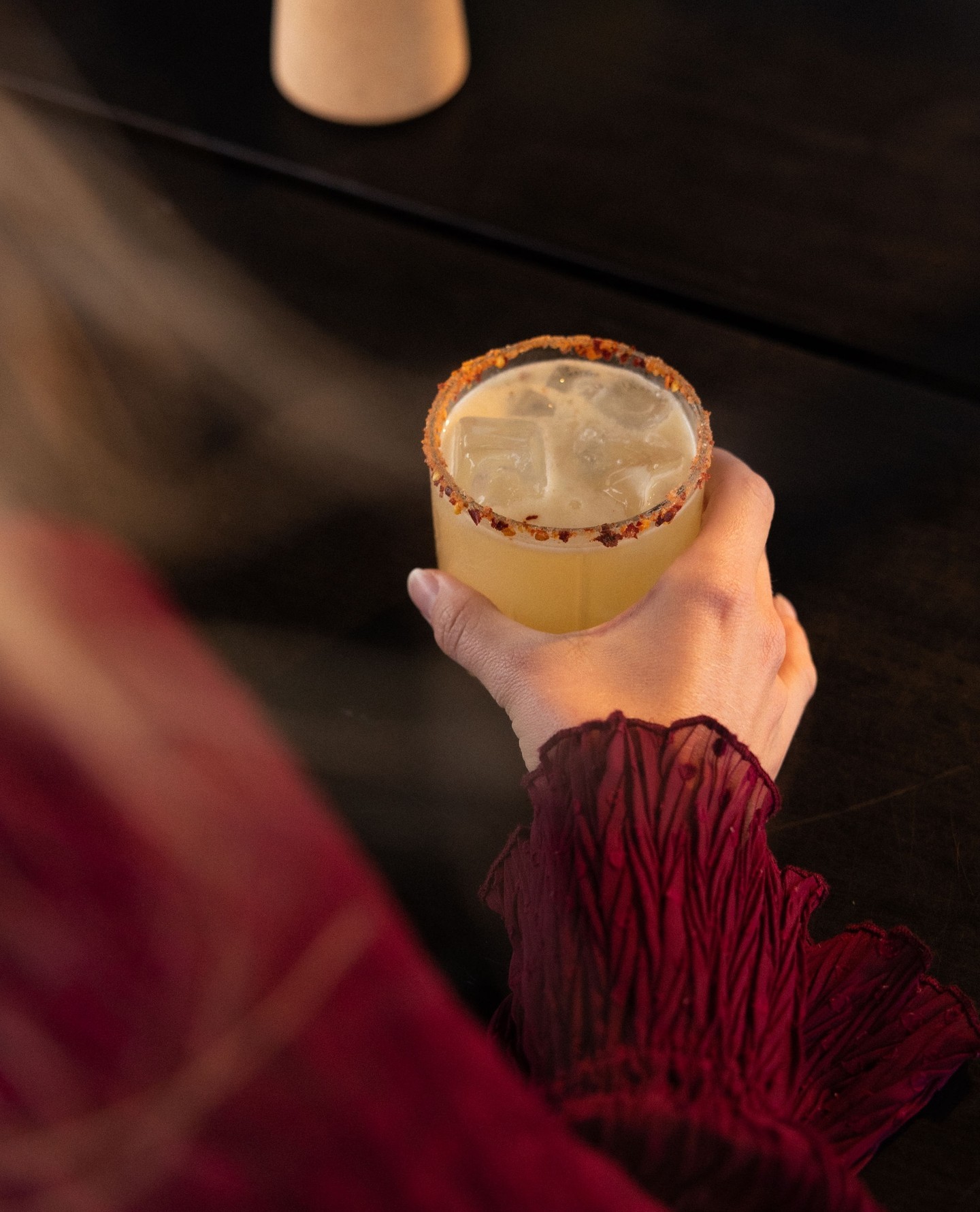 Andiamo's coconut chilli margarita. Photo / @Andiamoeatery