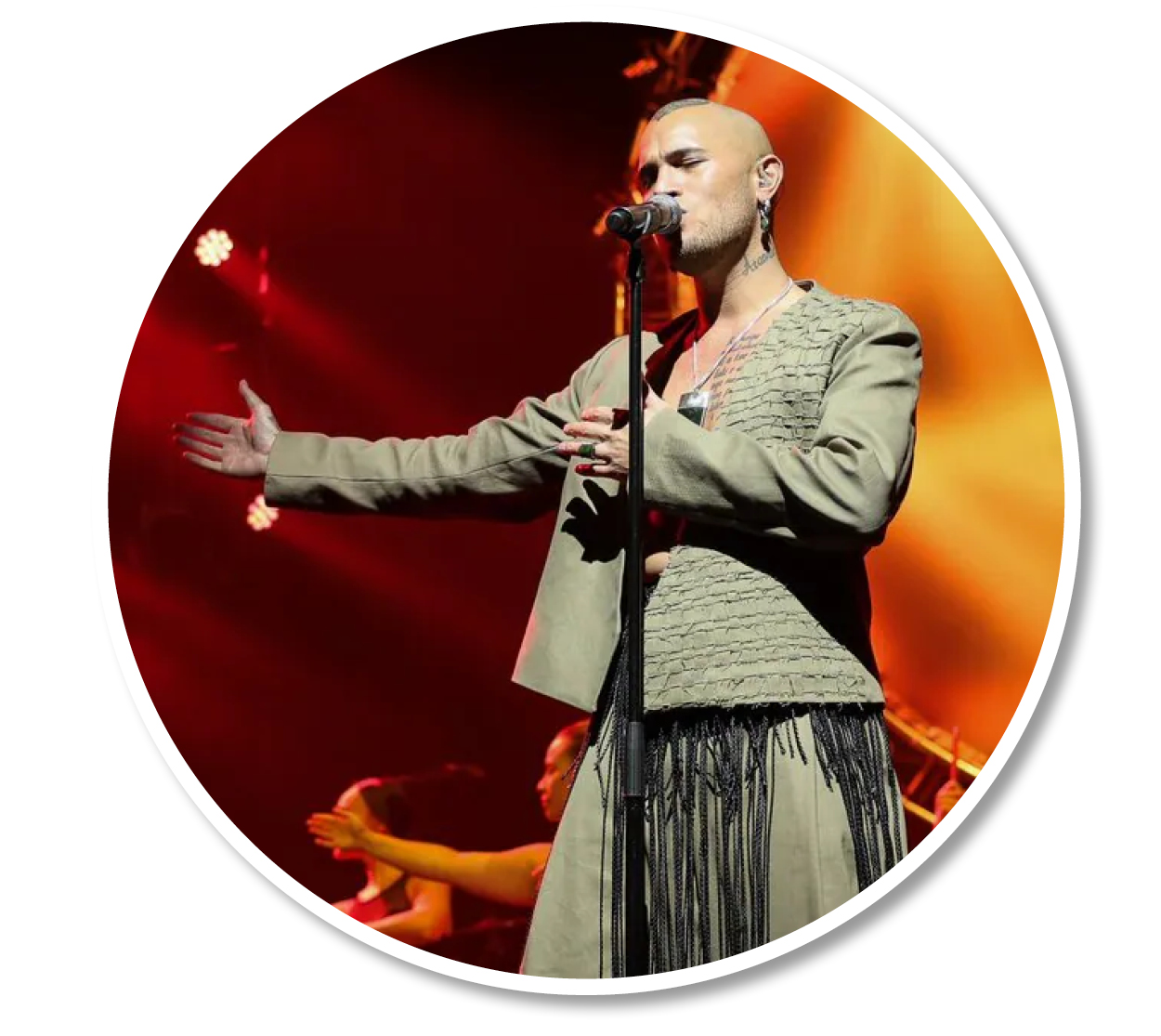 Stan Walker performs at the 2024 Aotearoa Music Awards. Photo / Stijl / Emma Cooper