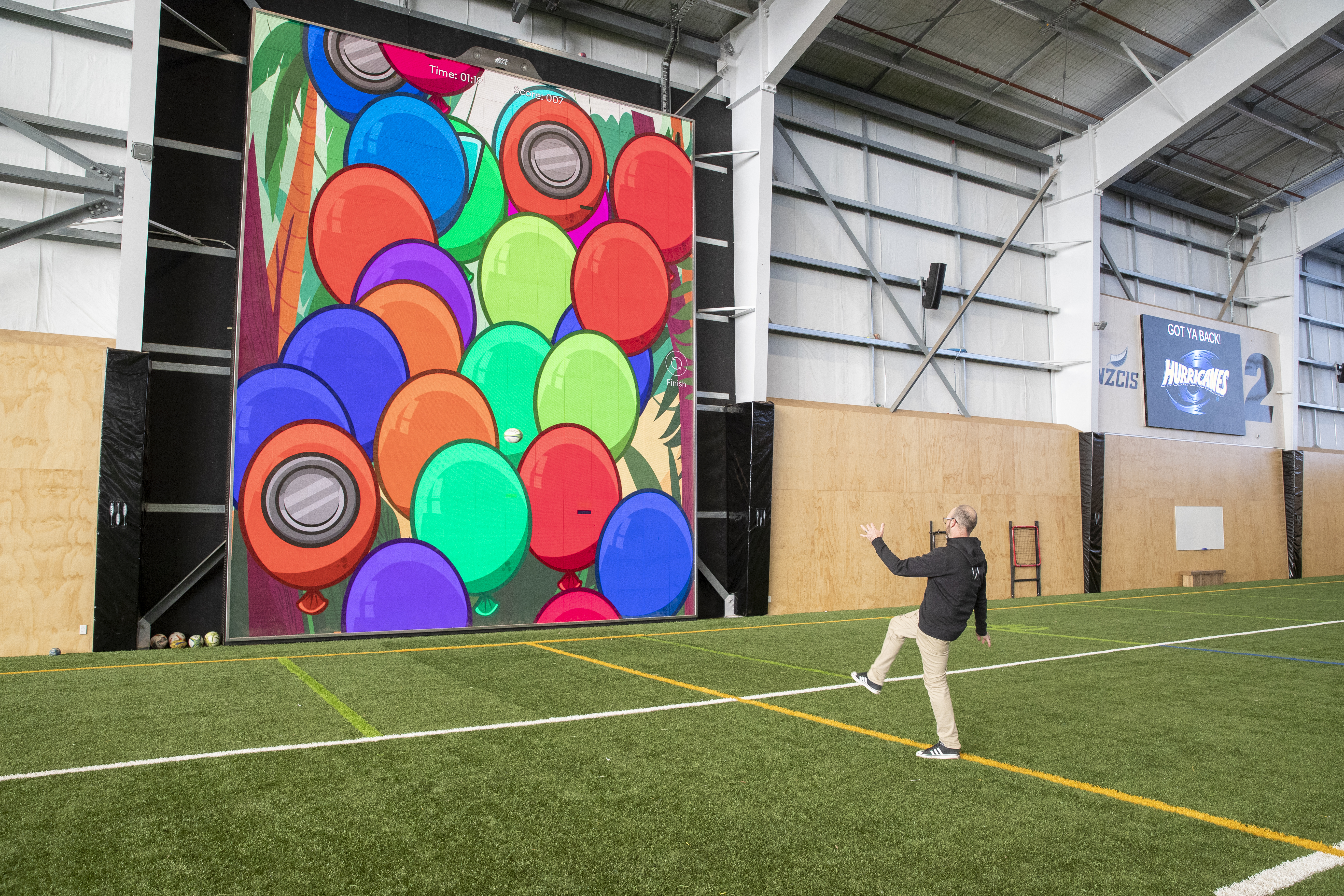 The indoor field at the NZCIS Sports Hub in Upper Hutt. Photo / Mark Mitchell