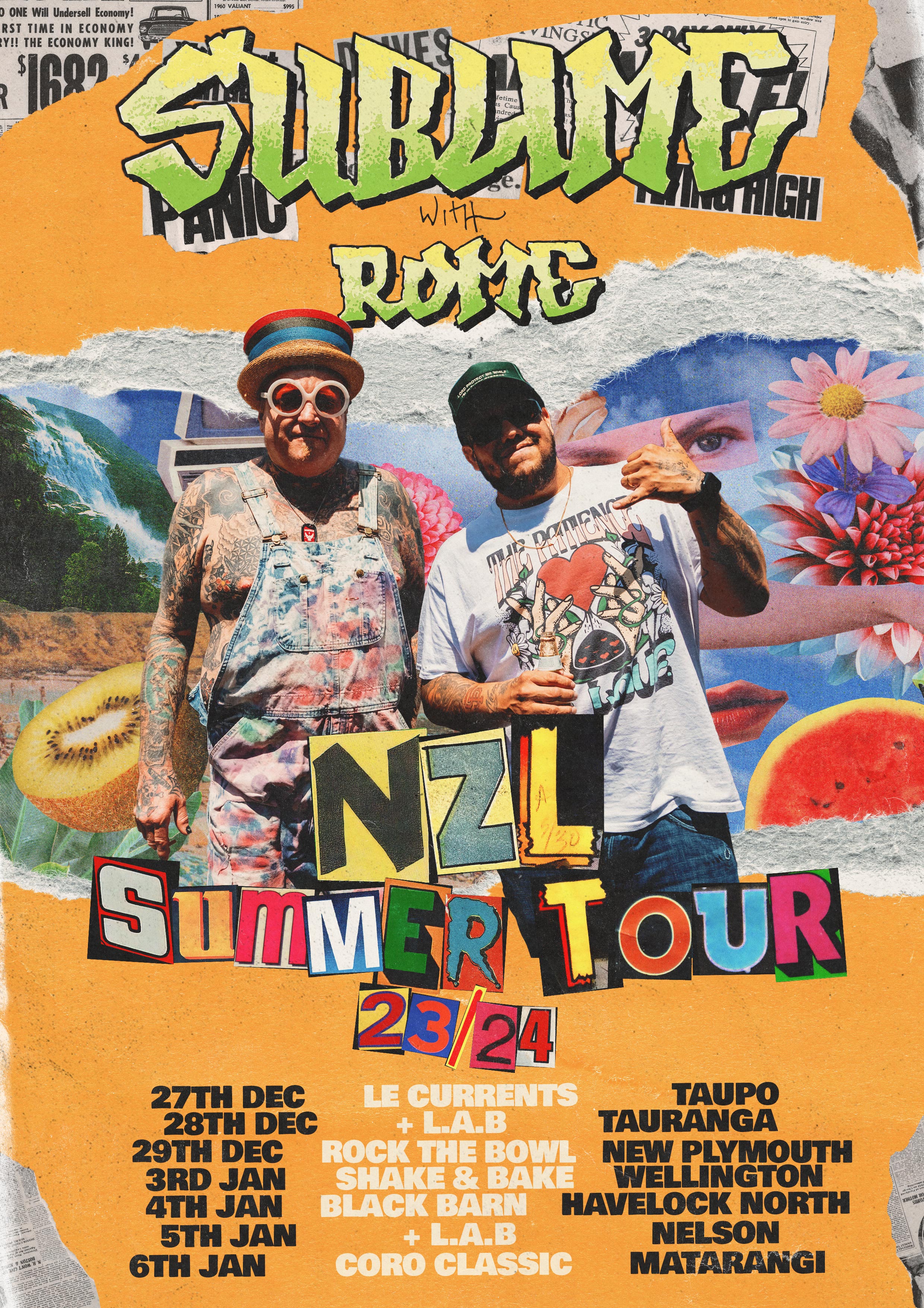 Sublime With Rome are touring New Zealand this summer.