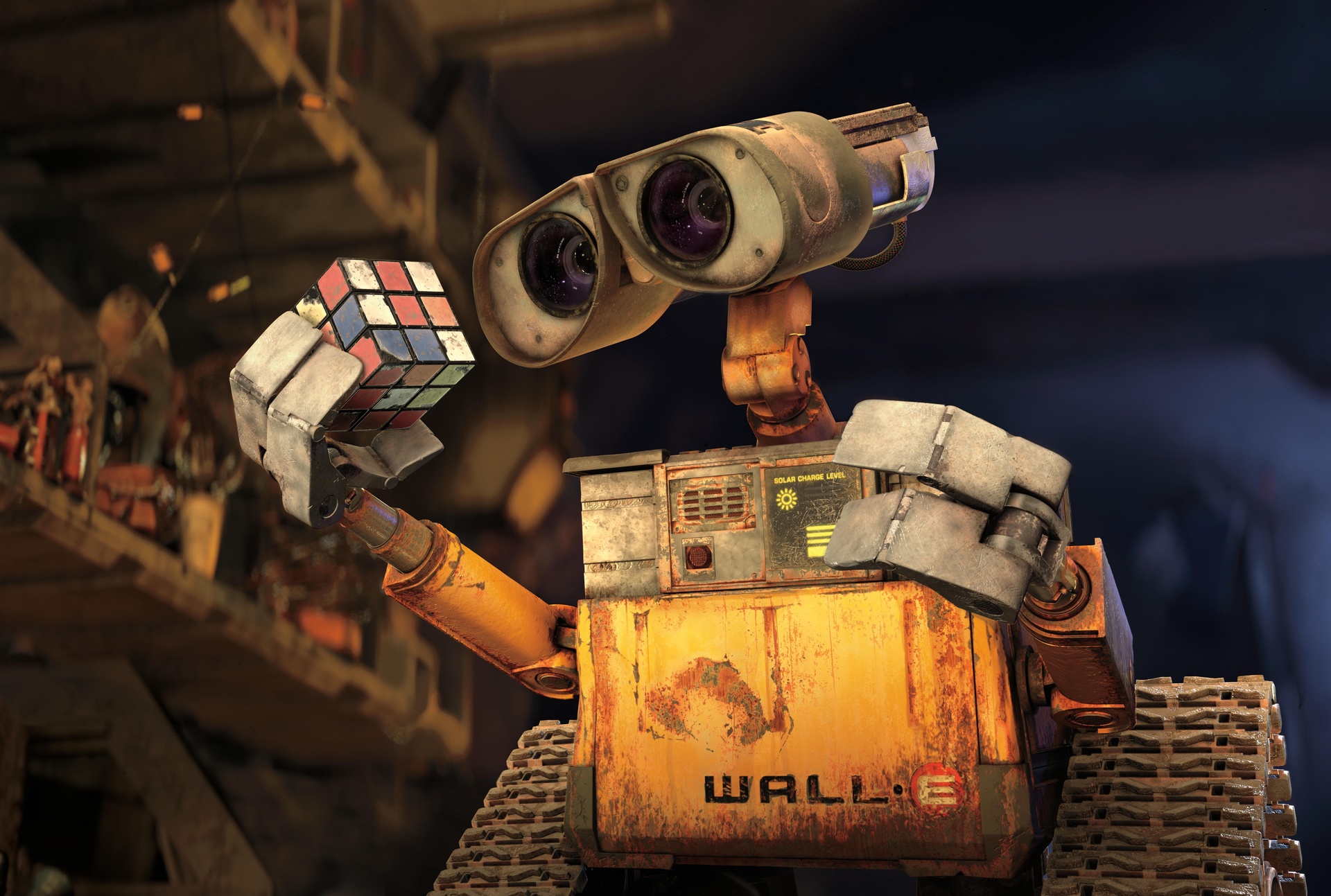Wall-E (2008). For kids: Two robots in an epic space adventure! For adults: Our planet is dead. Human life is finite. Photo / Supplied