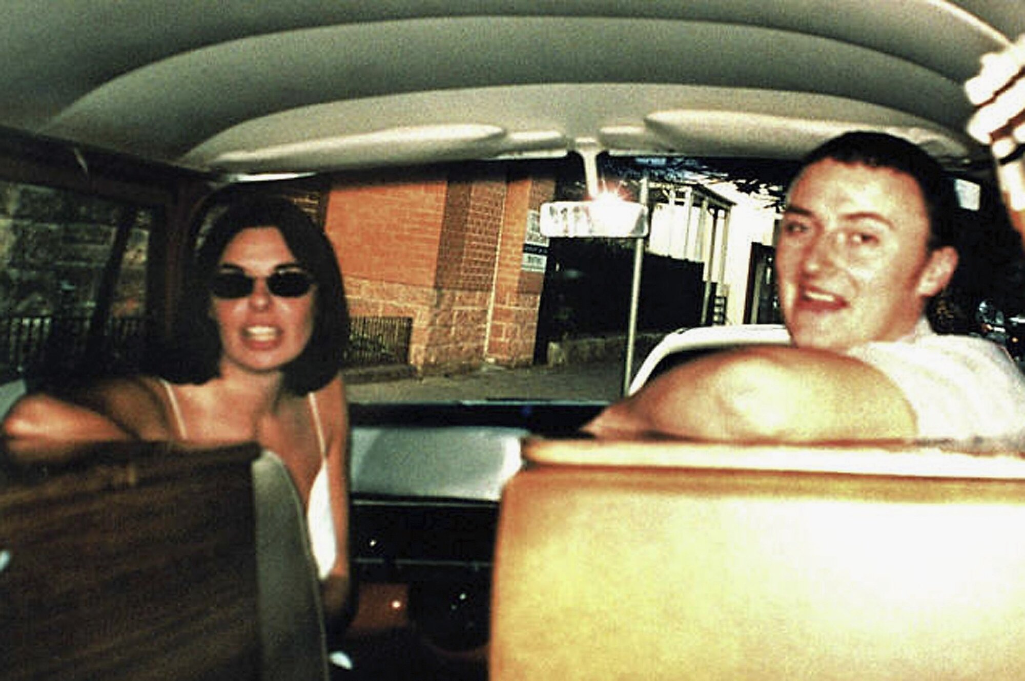 British couple  Joanne Lees (left) and boyfriend Peter Falconio as they sit in their van, taken before they were ambushed by Bradley John Murdoch near Barrow Creek in July 2001. Photo / Getty Images