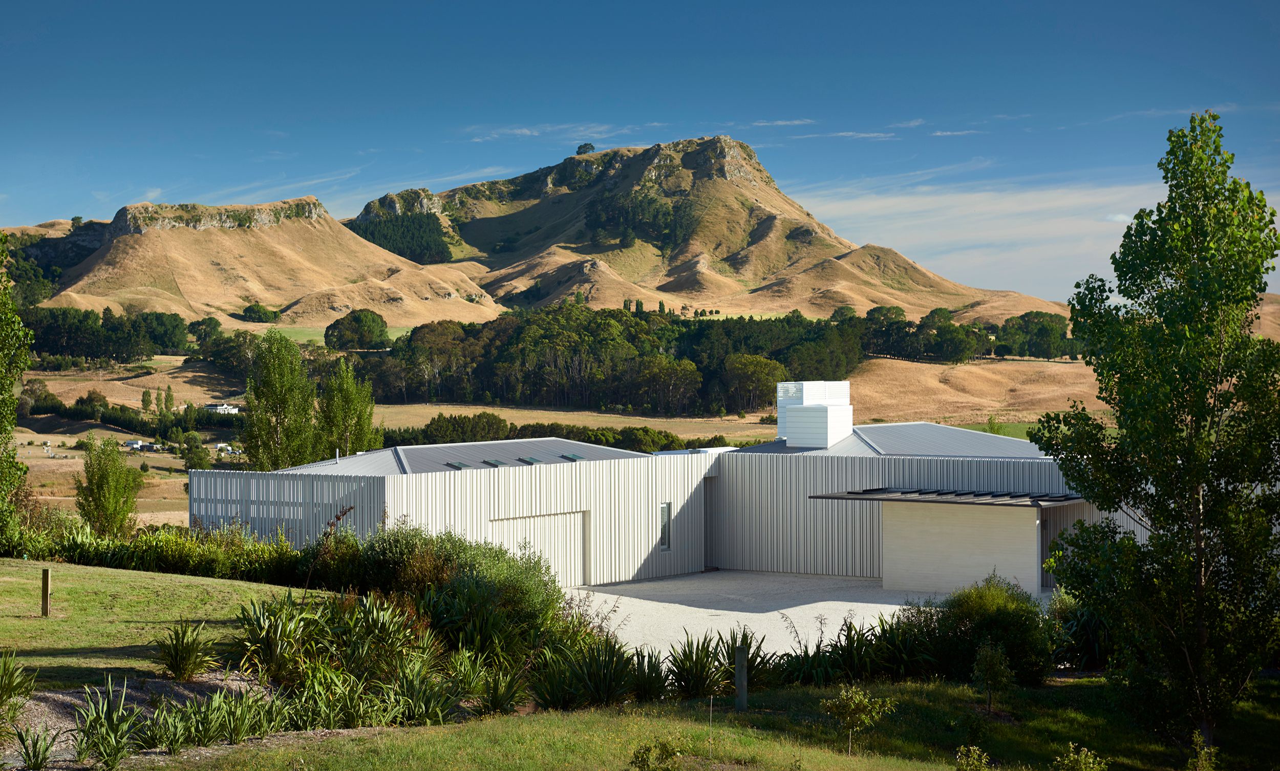 Black Barn’s four-bedroom property Poplars 7 boasts one of the best views in the valley from the Tuki Tuki River across to Te Mata Peak. 