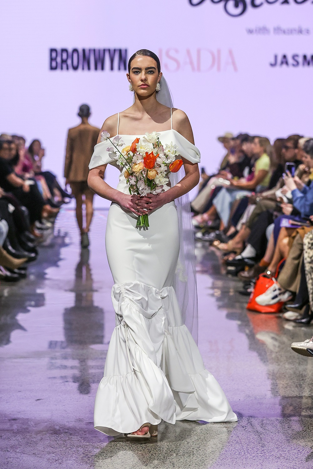 Oosterom’s showstopping finale gown during the Viva Next Gen show. Photo / Getty Images