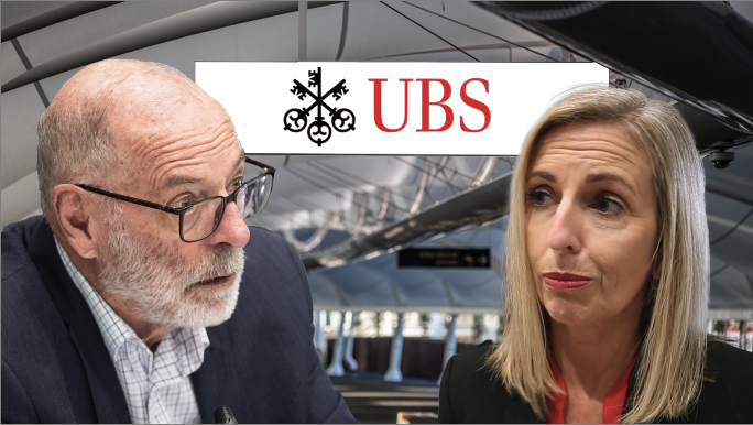 Auckland Council Mayor Wayne Brown's deal to sell some of its stake in Auckland International Airport (CEO pictured right), has missed out on $29m. The deal was done by UBS investment bank this week. Photo / Herald montage