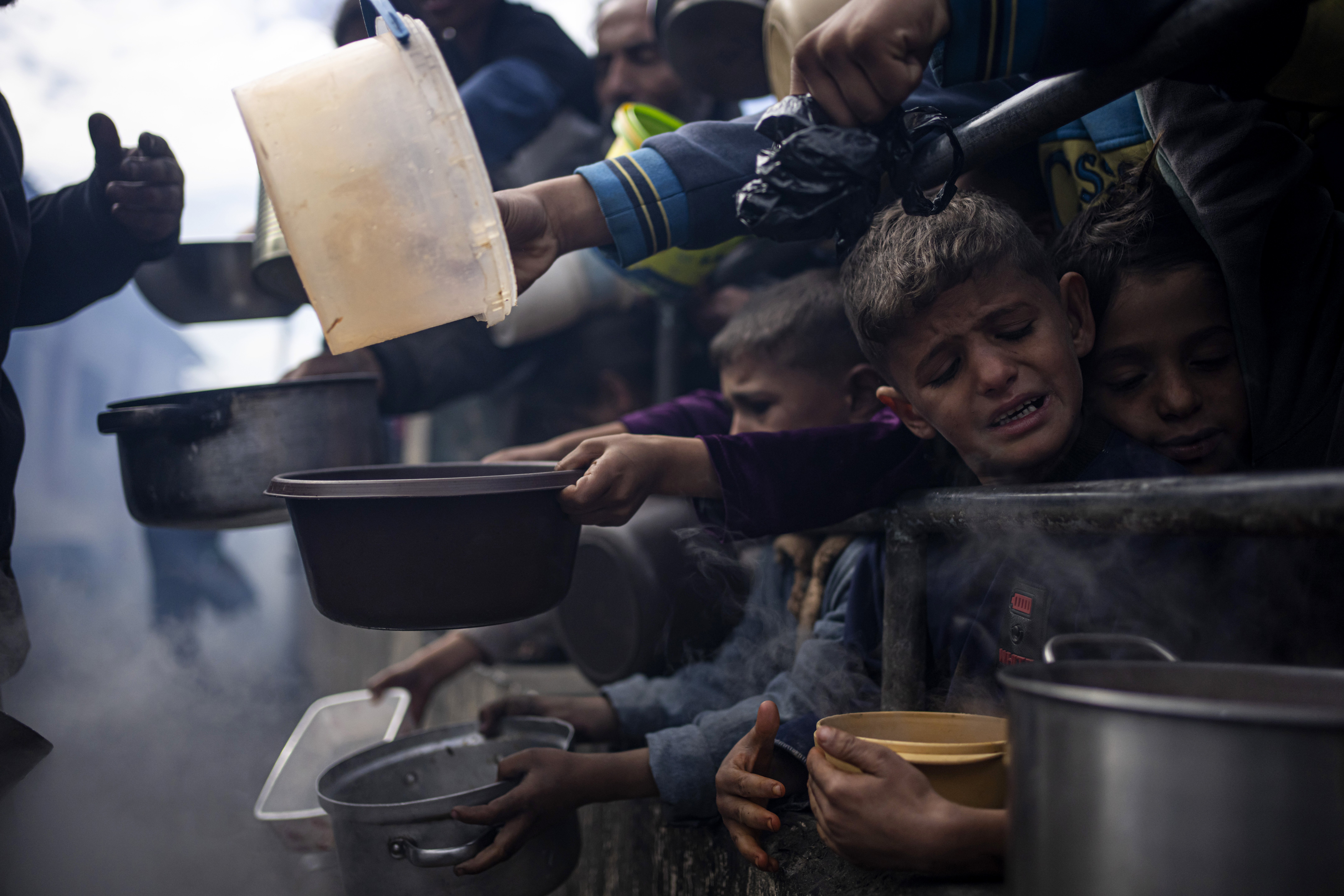 A USAID official says Gaza has seen the fastest climb in hunger among children in recent history, more than in grave conflicts and food shortages in Somalia or South Sudan. Photo / AP