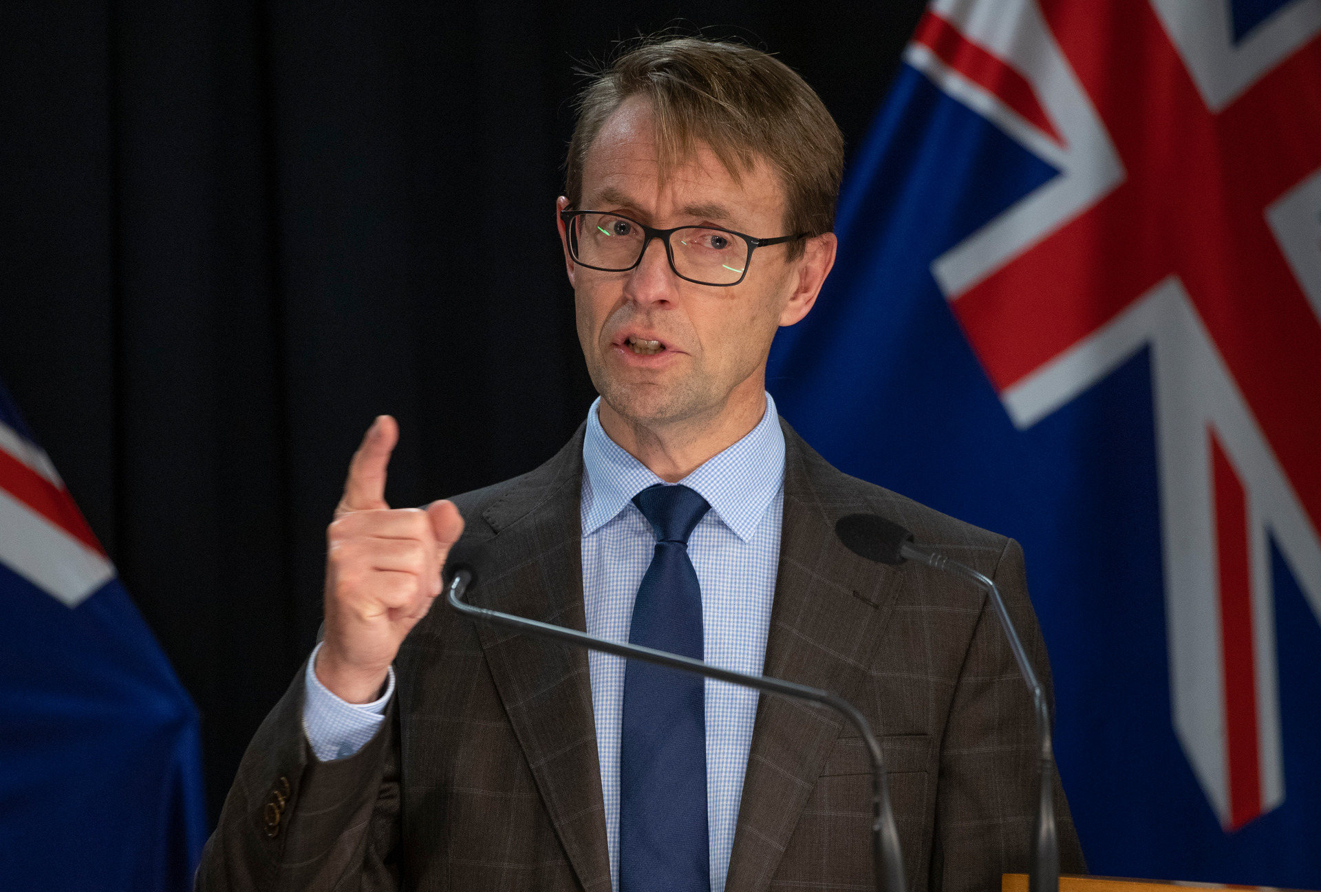 Director general of health Dr Ashley Bloomfield. Photo / Mark Mitchell