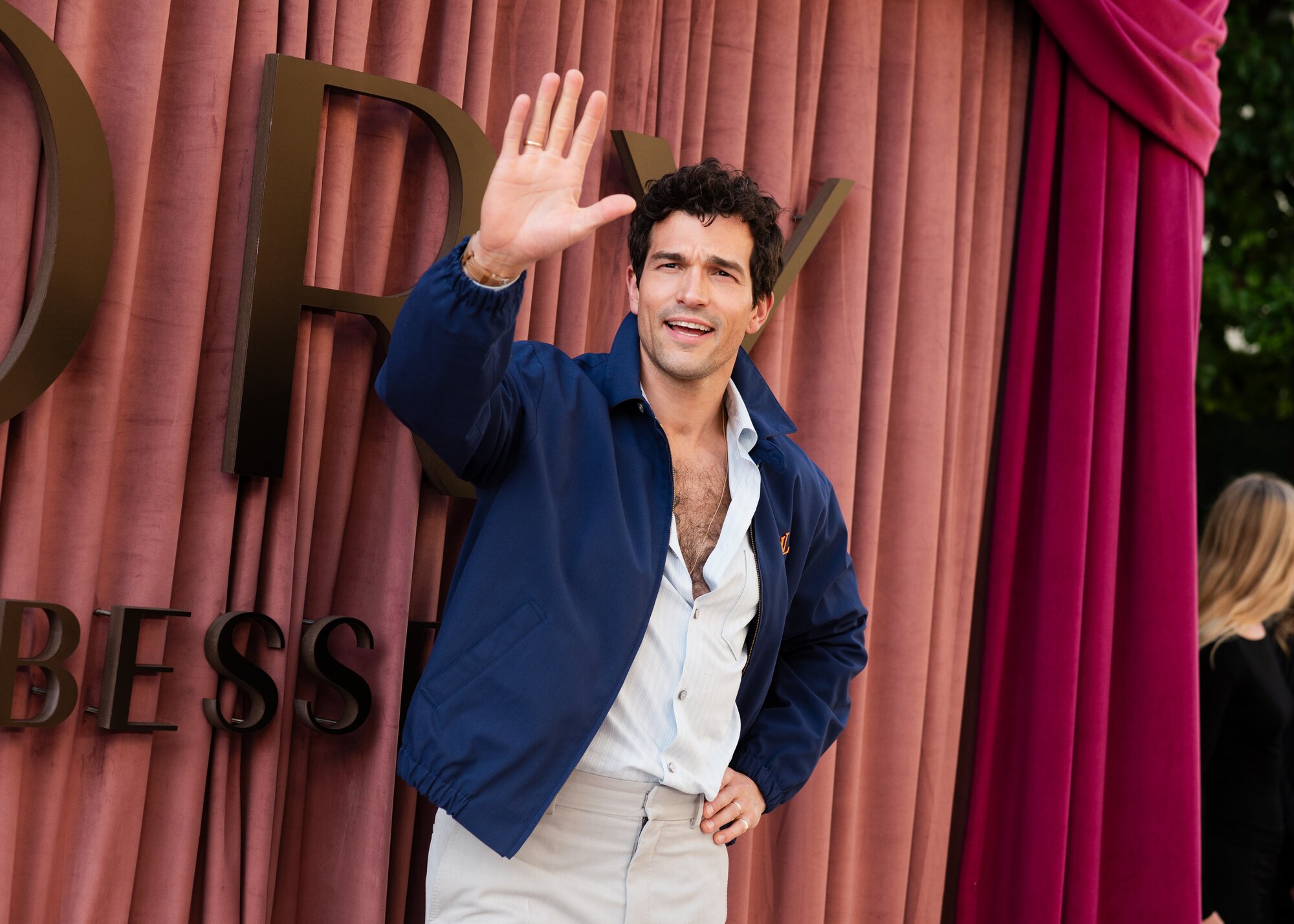 Paul Anthony Kelly's wife, Syd Widziszewski-Kelly, is adjusting to his heart-throb status after his role as John F. Kennedy jnr. Photo / Getty Images