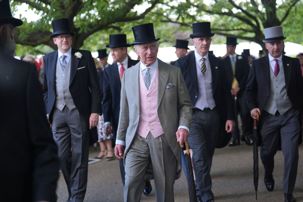 King Charles hosted the first Buckingham Palace garden party to celebrate the creative industries. Photo / Getty Images