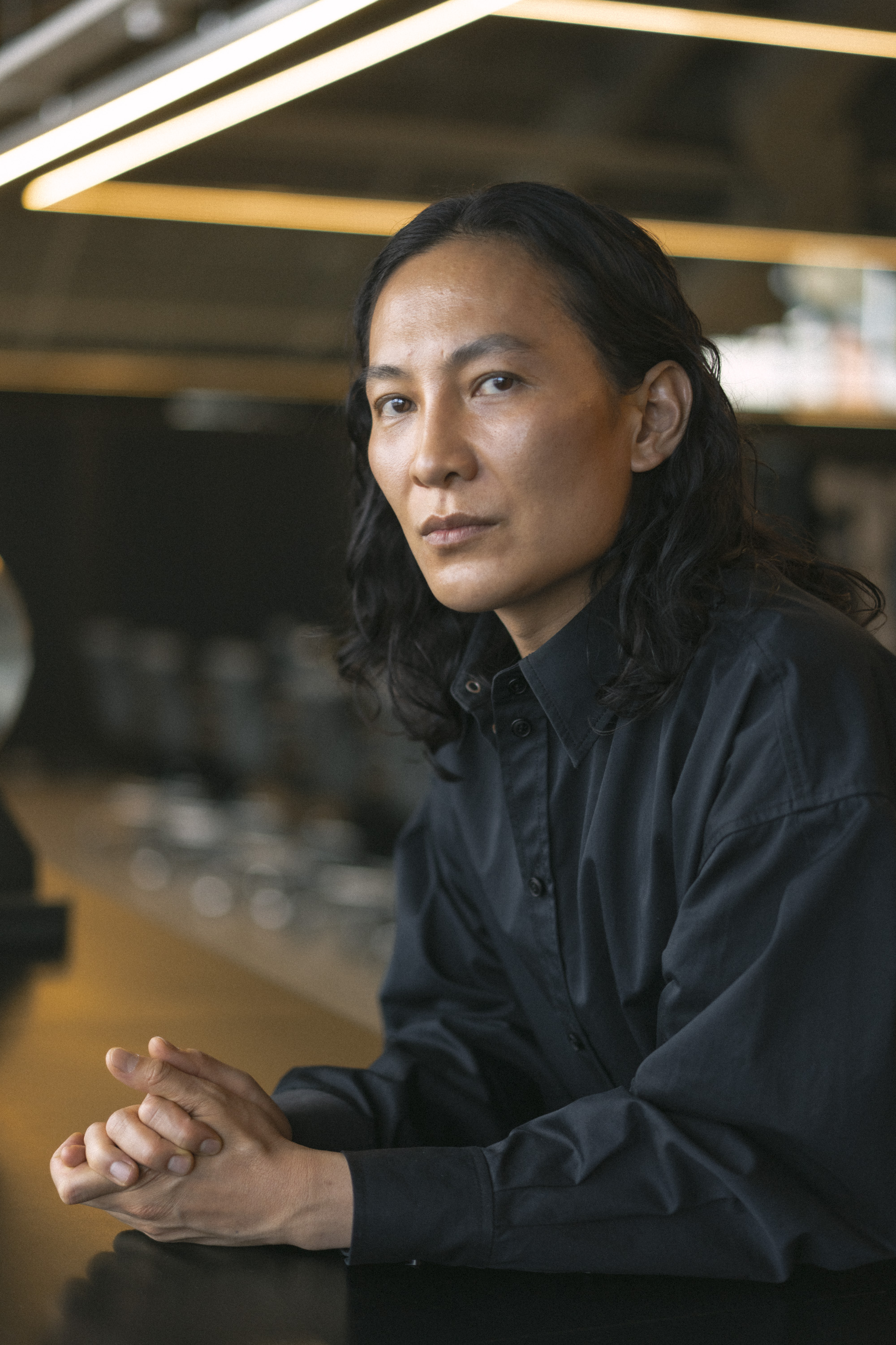 Alexander Wang at his headquarters in Manhattan's Seaport neighborhood earlier this month. Photo / Oliver Farshi, The Washington Post
