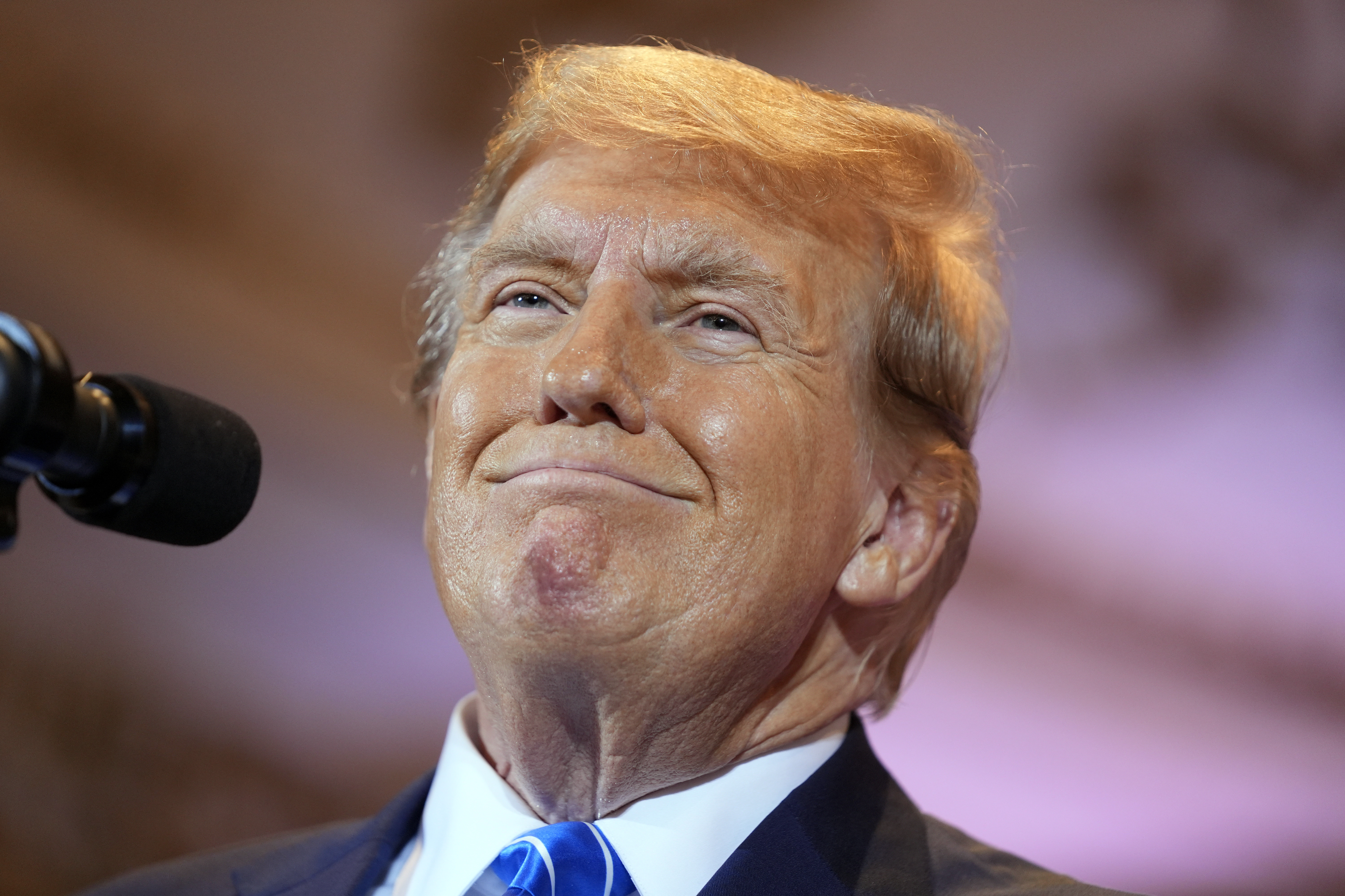 Republican presidential candidate former President Donald Trump speaks at a Super Tuesday election night party. Photo / AP