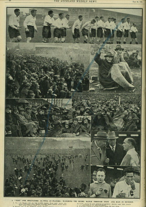 The first test, in Dunedin, was the only win for the Lions. The score was 6-3.