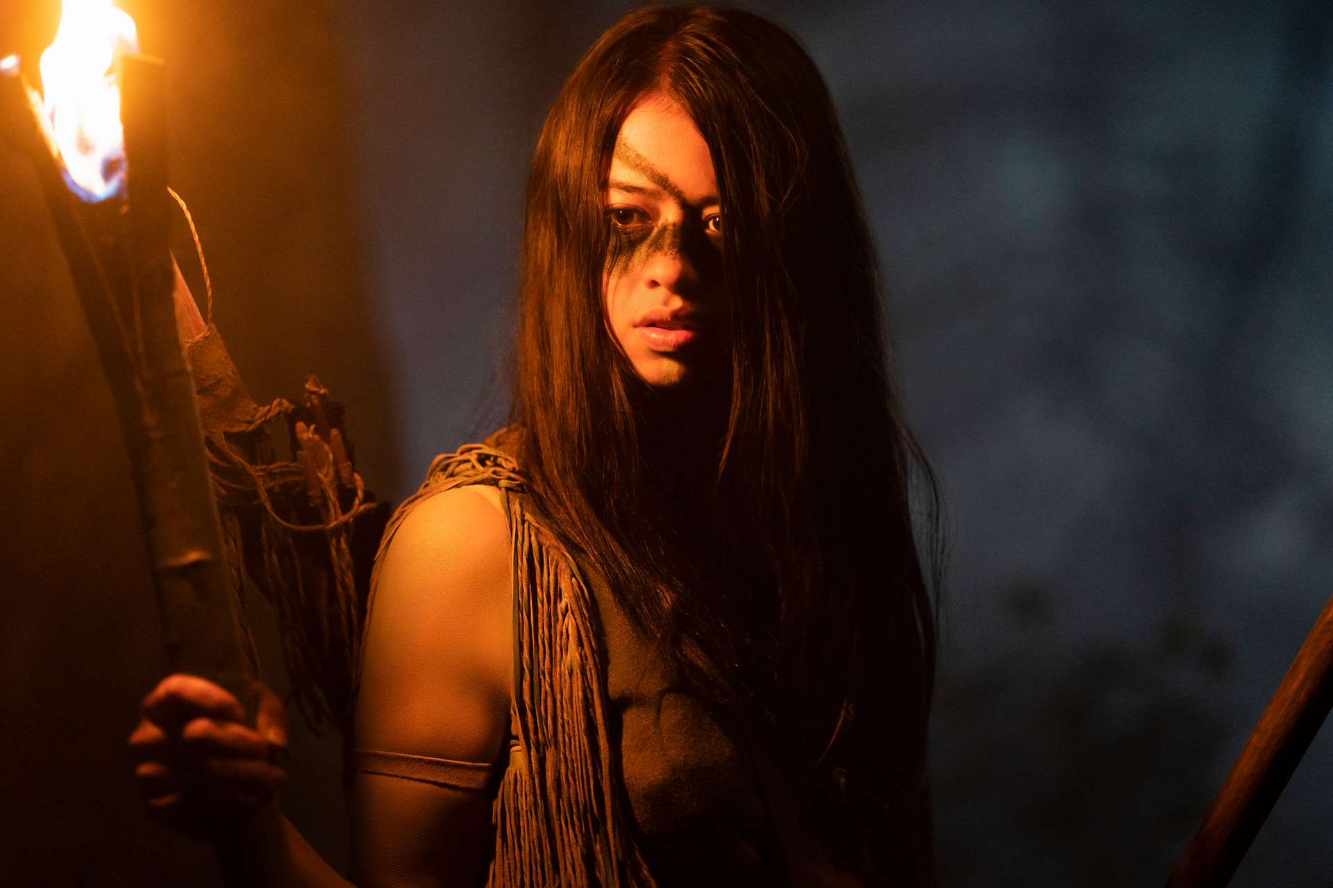 Amber Midthunder as Naru in Prey, the prequel to 1987's Predator. Streaming on Star on Disney+.