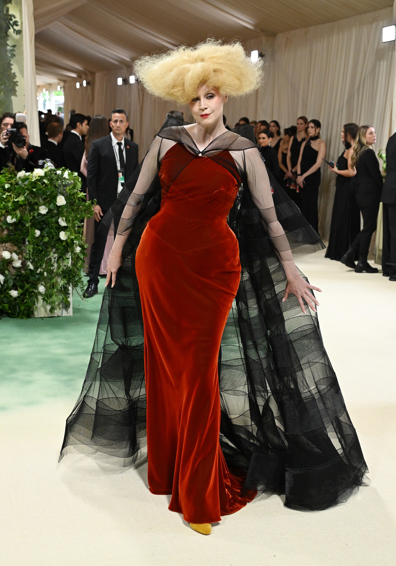 Gwendoline Christie attends the 2024 Met Gala at the Metropolitan Museum of Art. Photo / Getty Images
