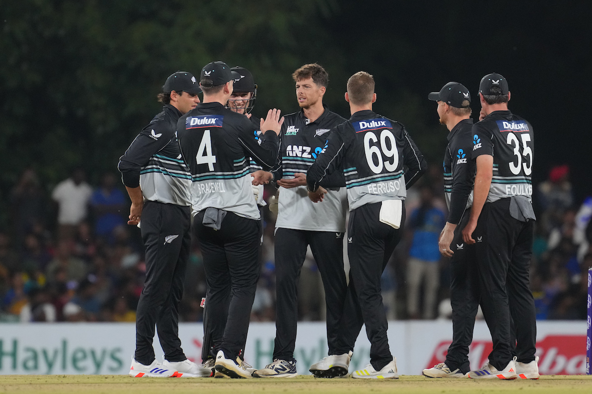 Mitchell Santner leads the Black Caps in the ODI series against Sri Lanka. Photo / Photosport