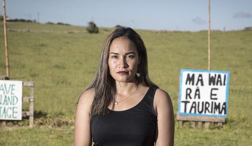 Pania Newton is the co-founder of SOUL, the group leading the campaign against the housing development. Photo / Michael Craig