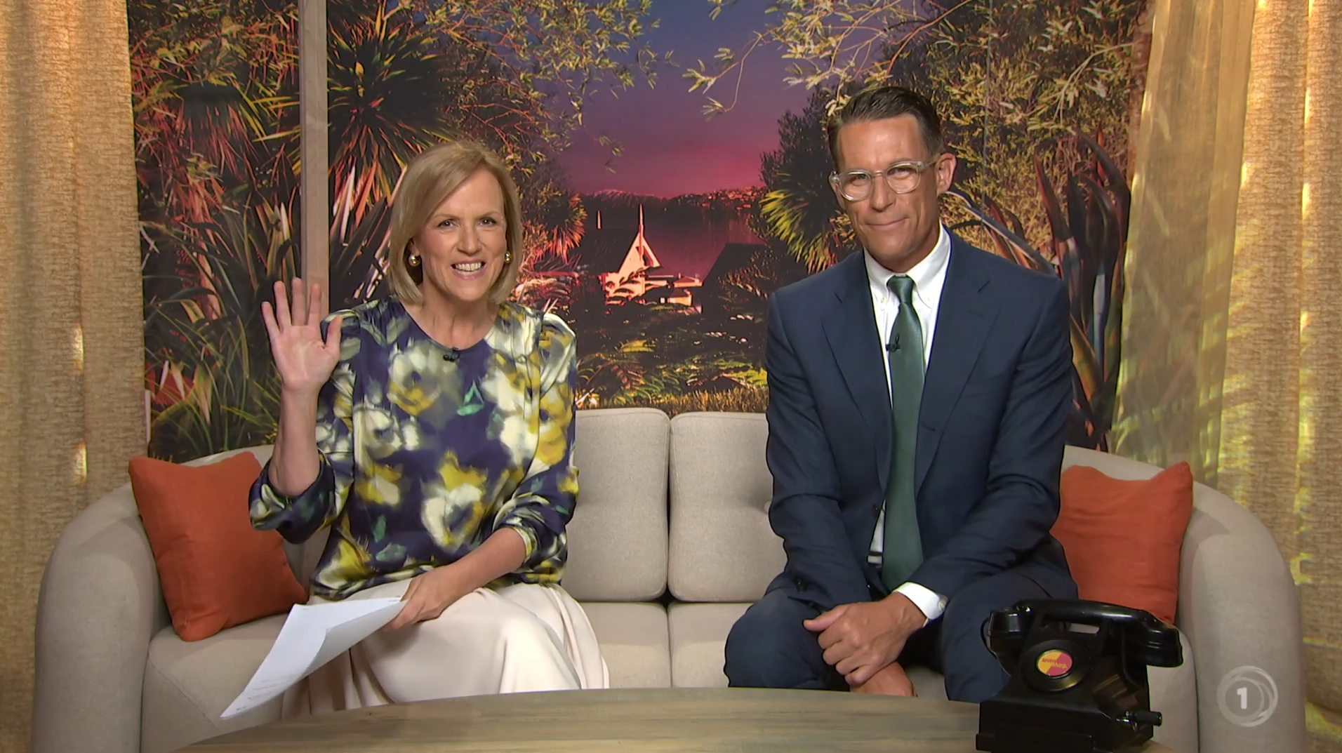 Hilary Barry and Jeremy Wells host Seven Sharp.