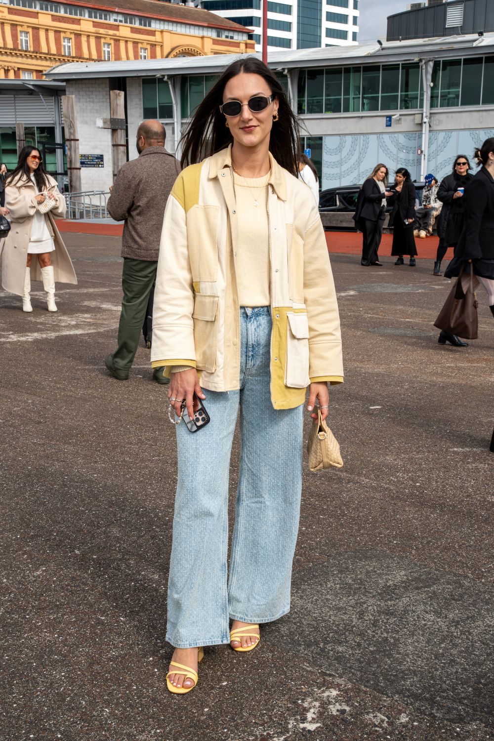 Jenni Mortimer wears Zara jeans and jacket from Zara, Rodd & Gunn jumper and Saben bag. Photo / Alyse Wright  