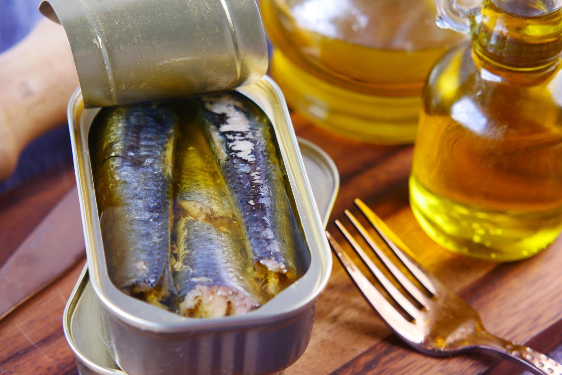 Look for sardines in extra virgin olive oil. Photo / Towfiqu Barbhuiya, Unsplash