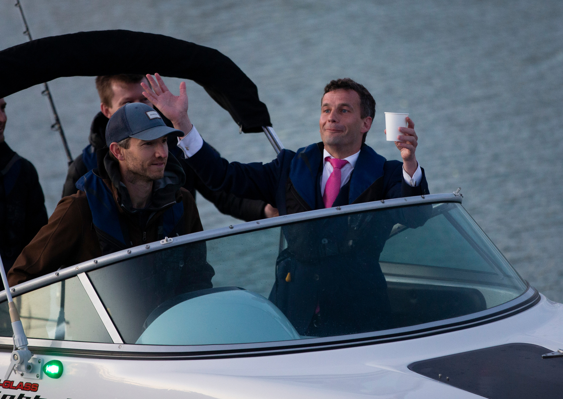 Act Leader David Seymour arrives at his party's celebration at Headquarters in the Viaduct Harbour, Auckland. Photo / Brett Phibbs