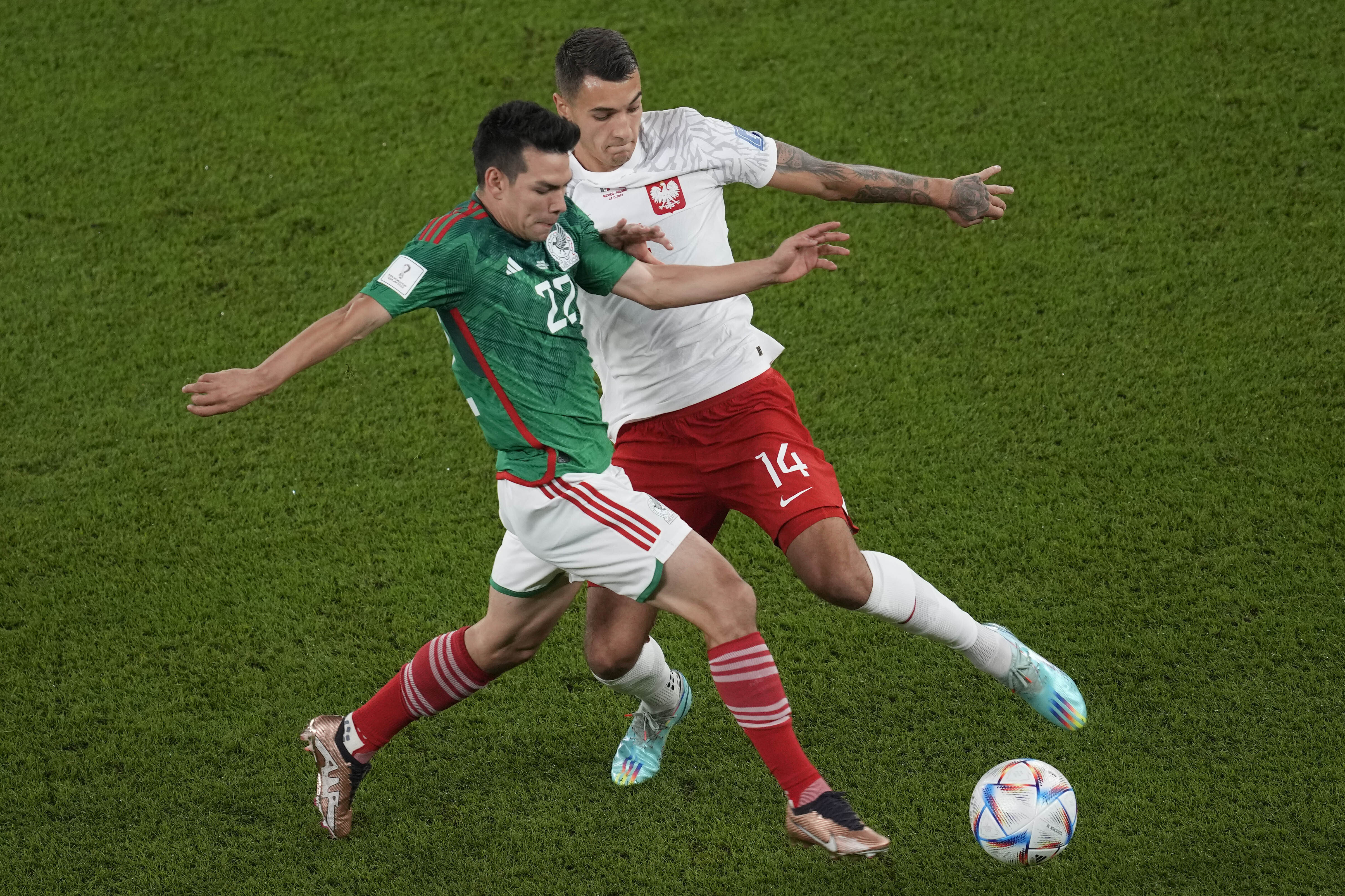 Mexico 0-0 Poland: Robert Lewandowski has penalty saved in World