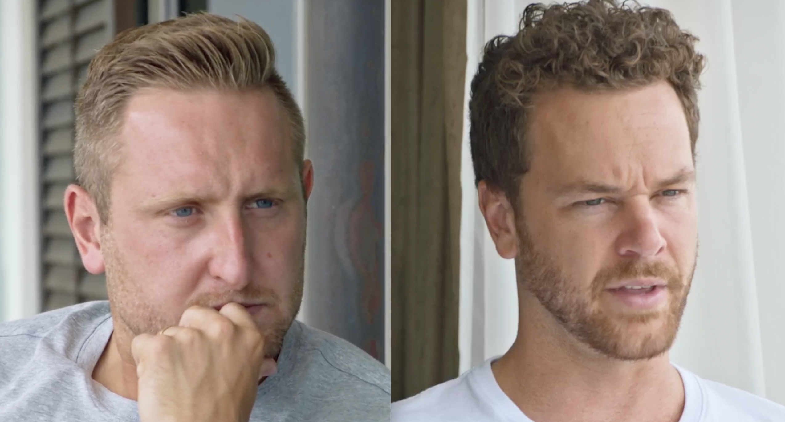 Unproblematic James meet 'I’ve upset my wife' Jesse. Photo / Warner Bros. Discovery