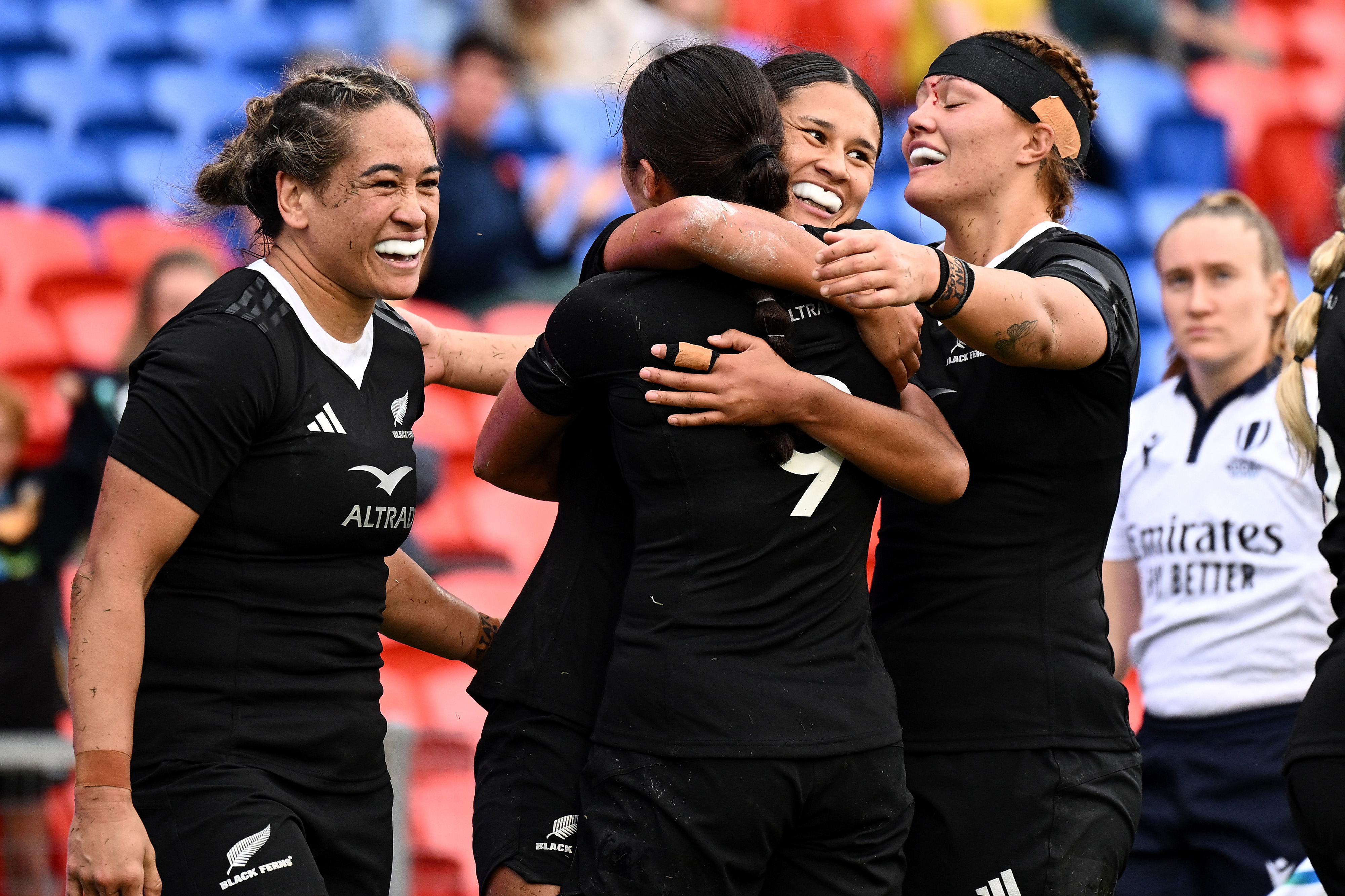 The Black Ferns beat the Wallaroos in Newcastle. Photo / Photosport