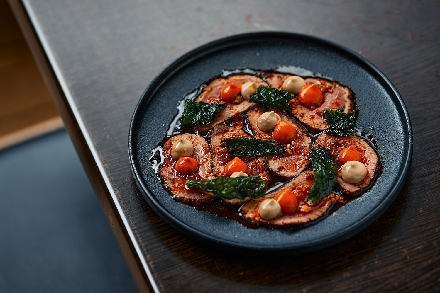 The venison tataki. Photo / Babiche Martens