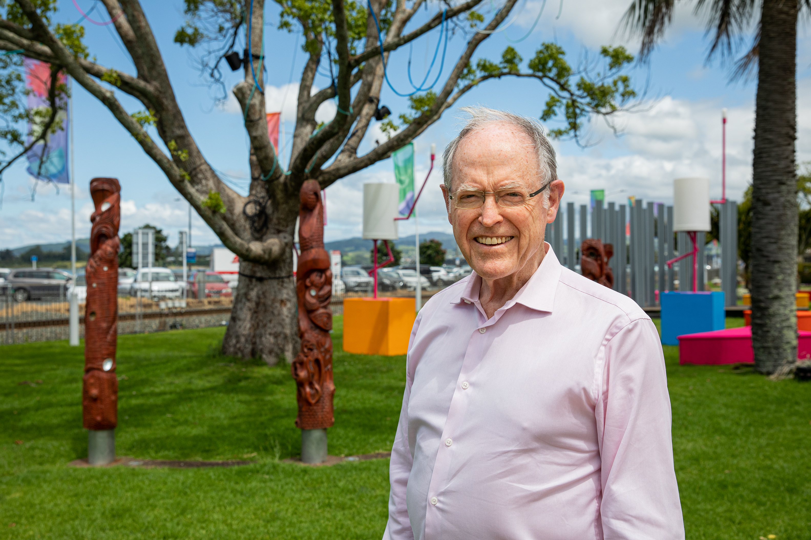 Former National leader and Reserve Bank governor Don Brash at Tauranga Waterfront. Photo / Mead Norton