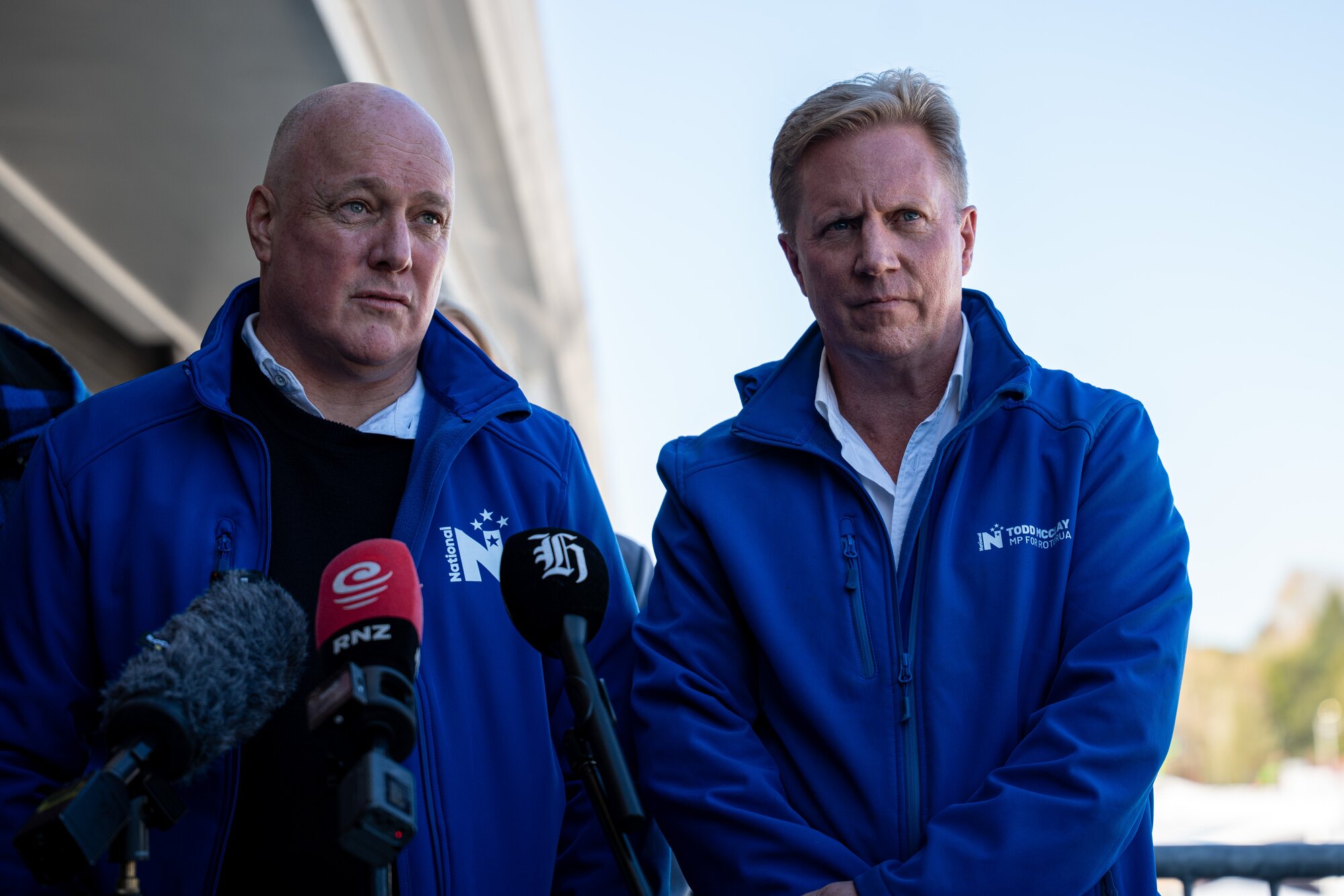 Prime Minister Christopher Luxon said the Government would give the climate targets a 'good go'. Photo / Alyse Wright 