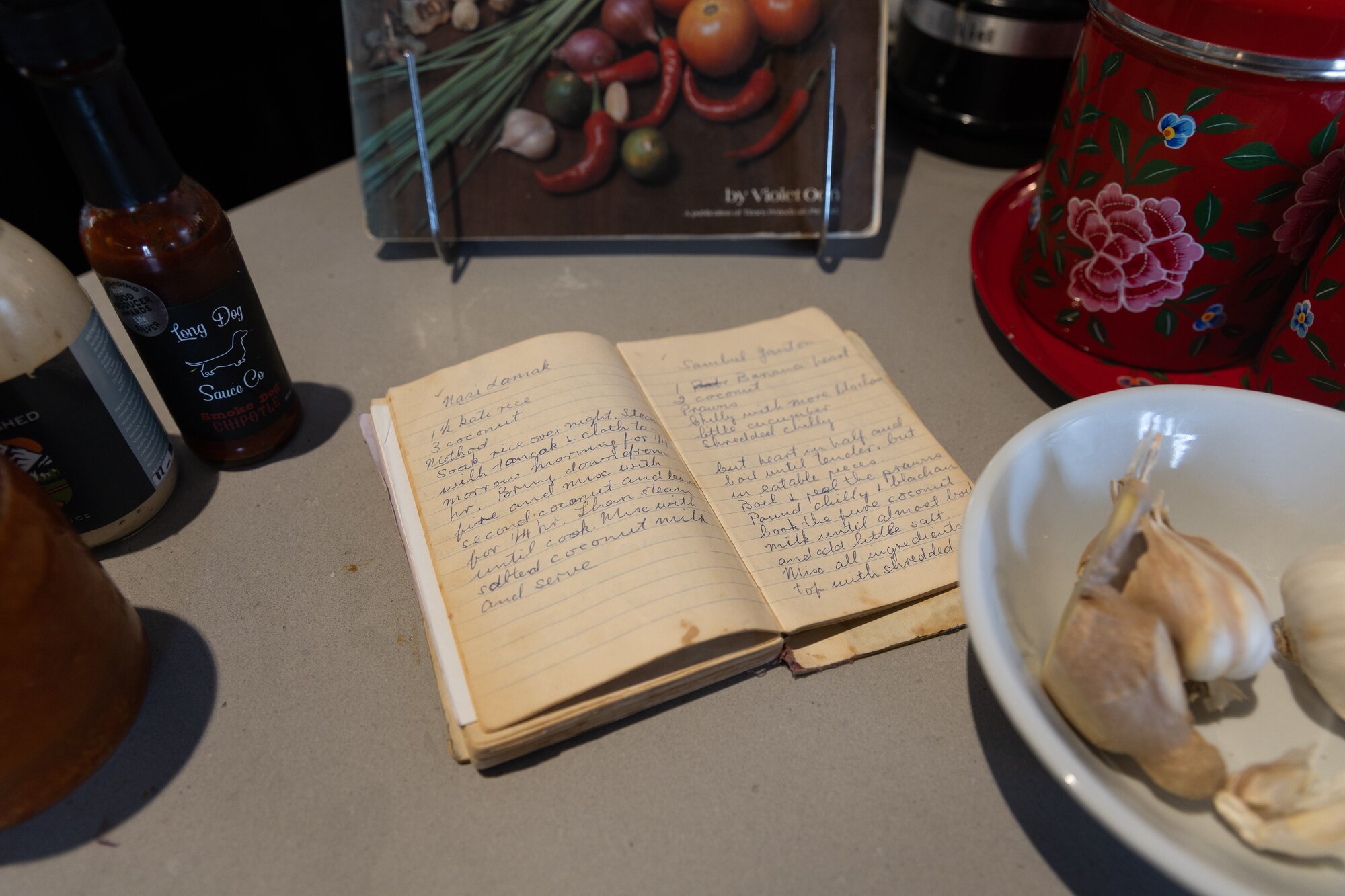 Connie holds her mother's cookbook close. Photo / Sylvie Whinray 