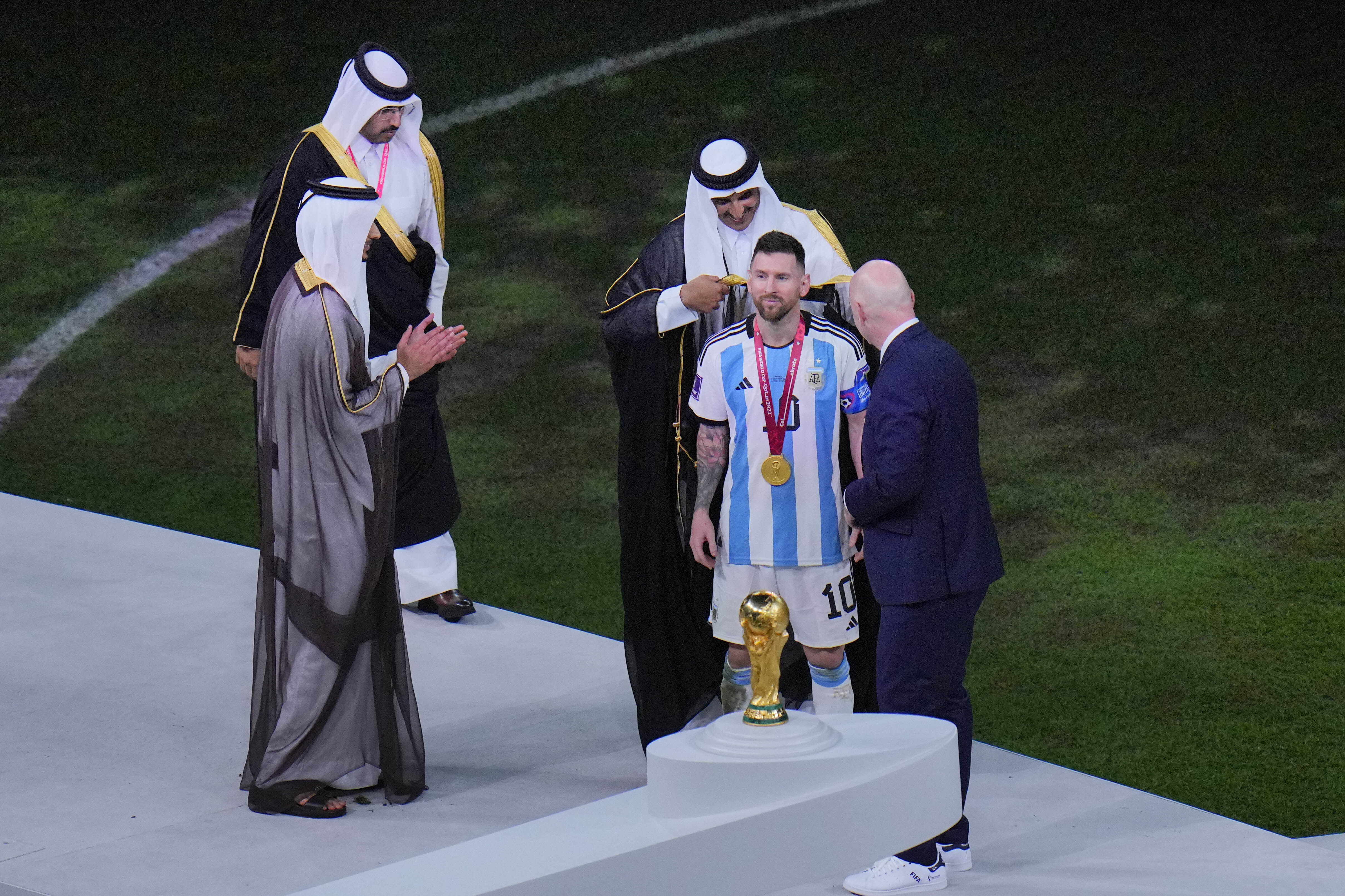 Why Lionel Messi Wore Black Robe During World Cup Trophy Presentation