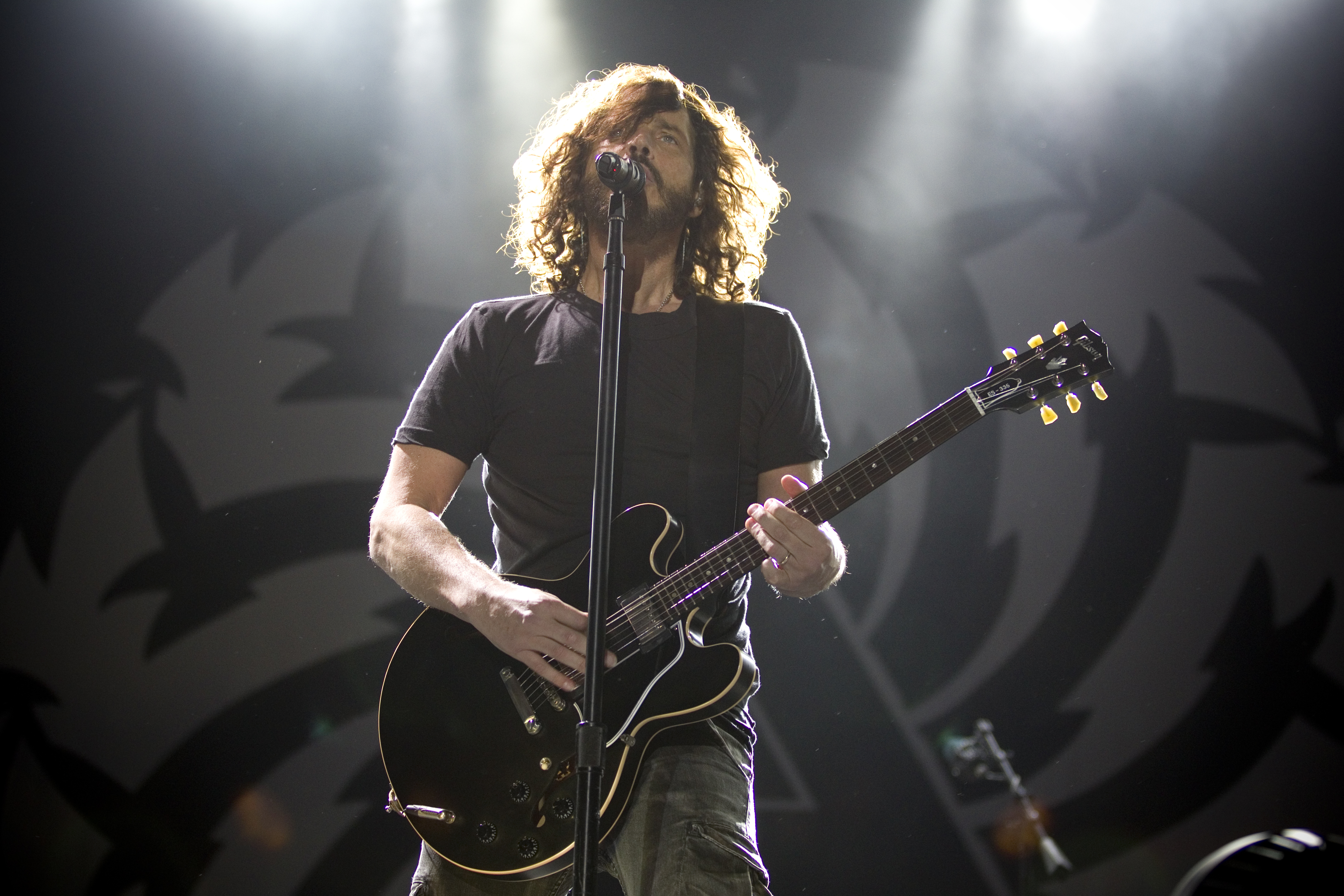 Soundgarden frontman Chris Cornell performs during the 2012 Big Day Out at Mt Smart Stadium. Photo / Dean Purcell