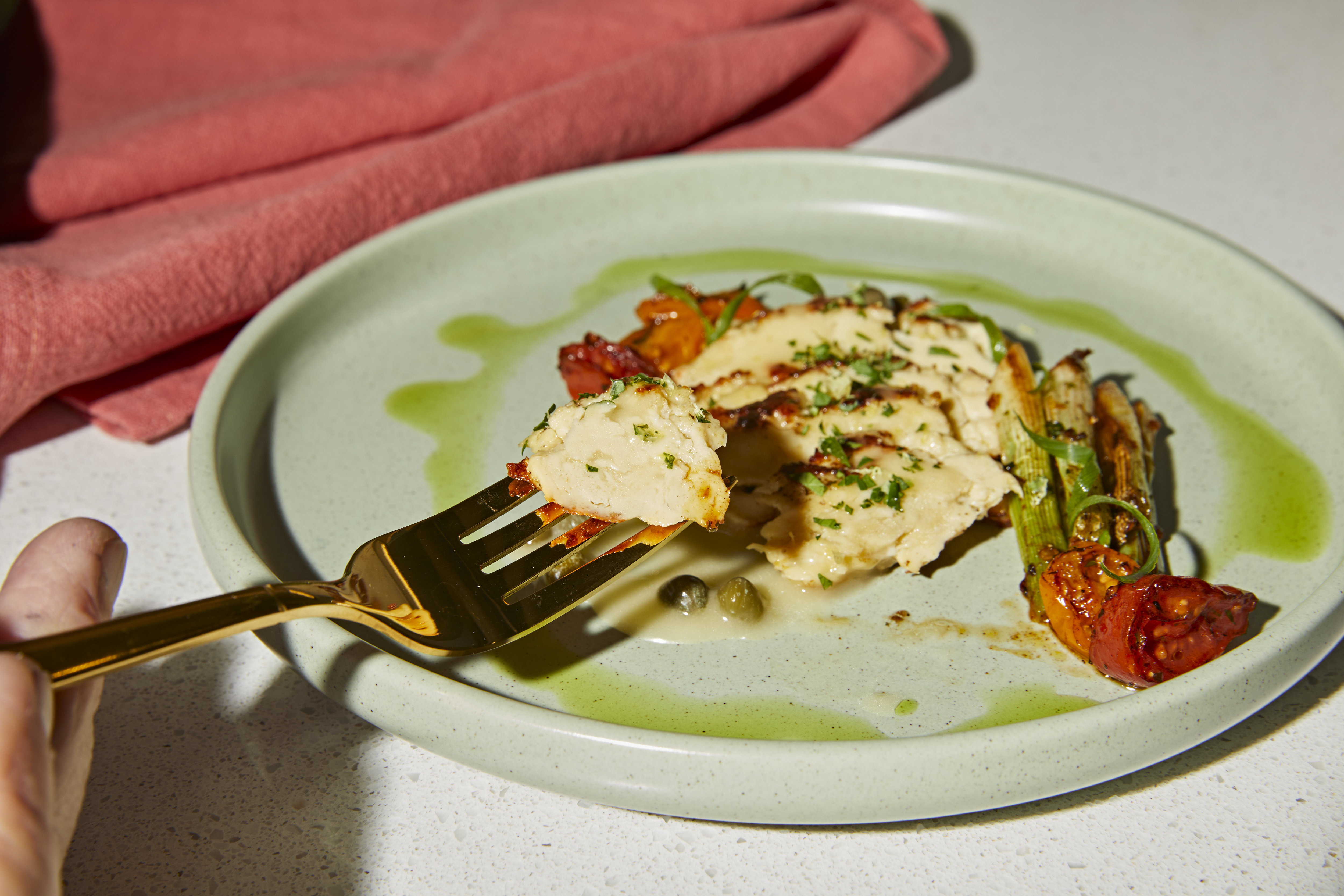 A chicken dish featuring lab-grown meat from Upside Foods. On November 17, the US Food and Drug Administration cleared the “slaughter-free” chicken, putting lab-grown meat one step closer to restaurant menus and grocery store shelves in the US. The clearance made the US the second country to greenlight 