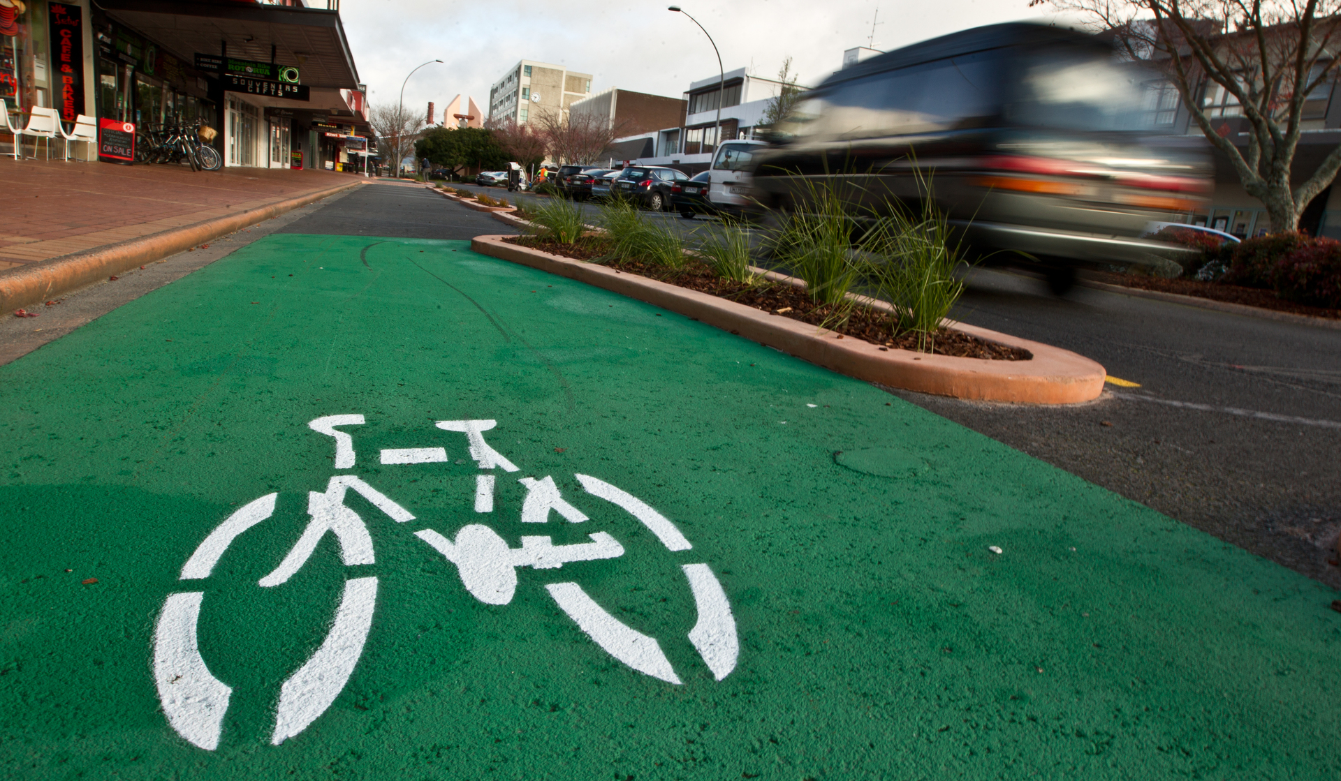 Potential changes may include reducing speed limits, axing car parks, closing off streets to vehicles, and carving up road space for cycleways and busways. Photo / Stephen Parker, File
