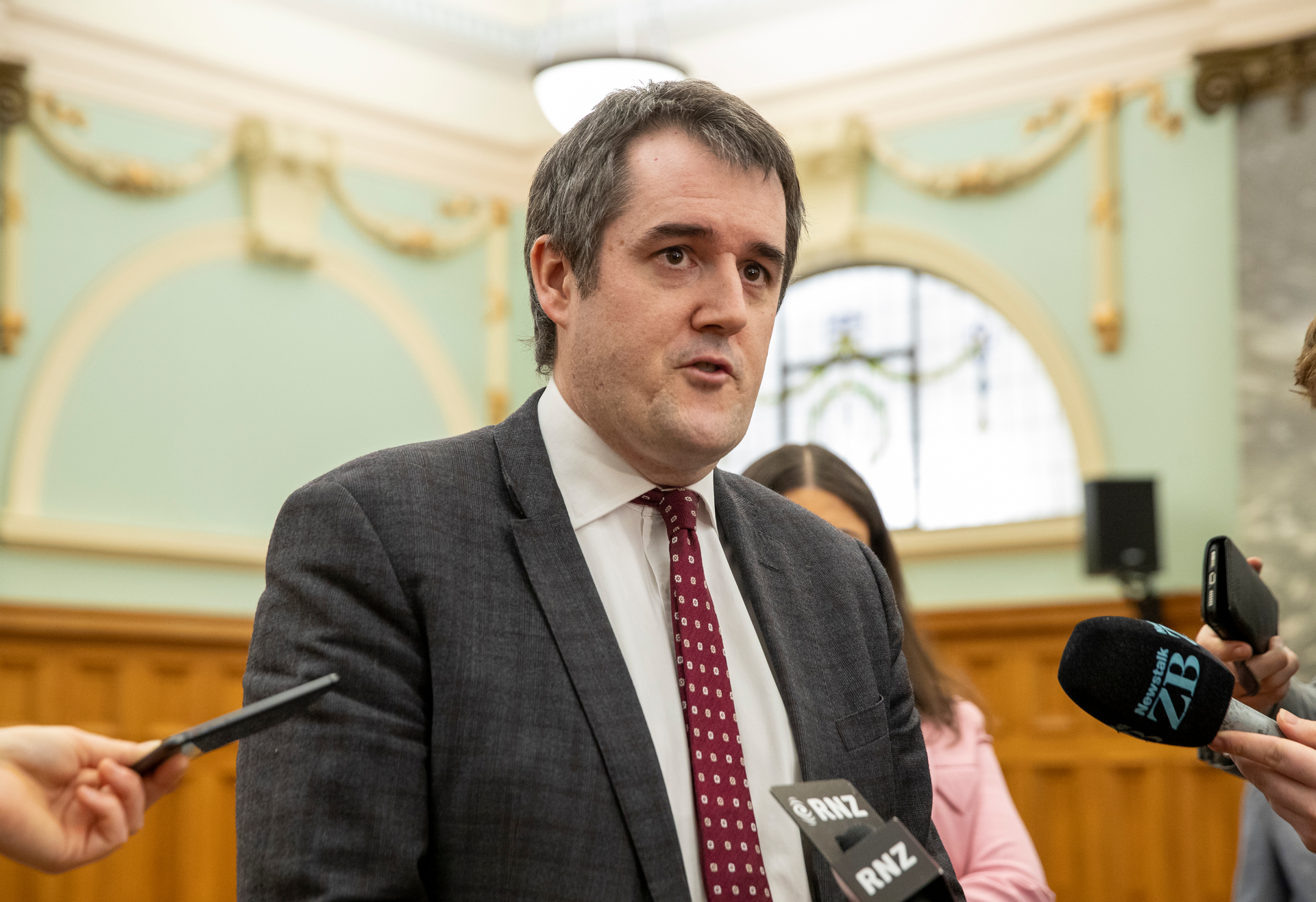 National's infrastructure spokesman Chris Bishop said the Golden Mile plan was fundamentally for the council to sort out. Photo / Mark Mitchell