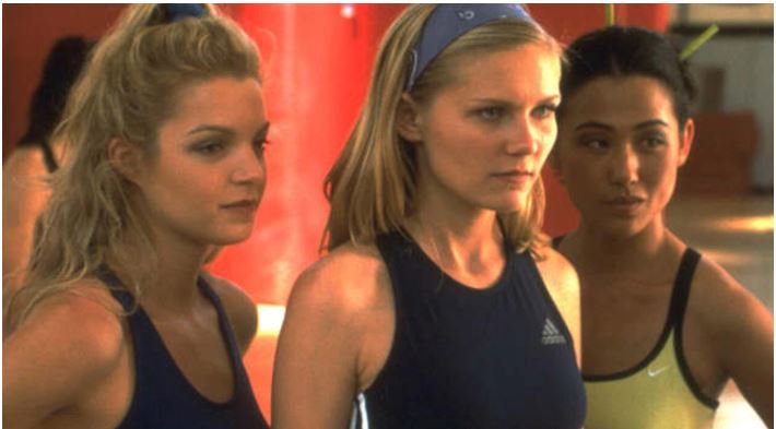 Clare Kramer, Kirsten Dunst and Nicole Bilderback in Bring It On.