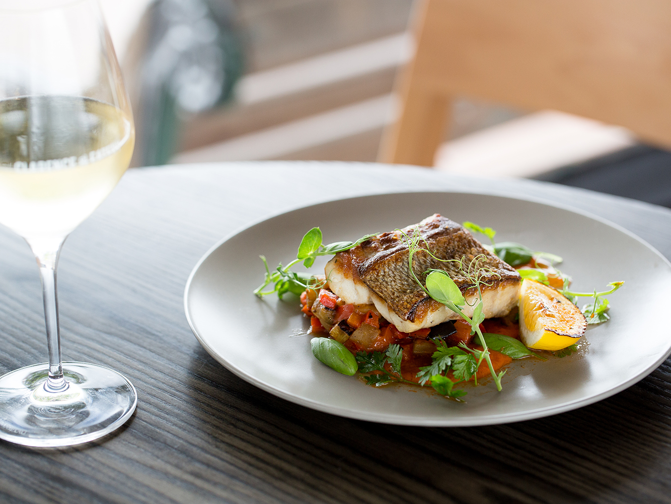 The fish of the day on the menu at Clarence Rd Eatery. Picture / Babiche Martens